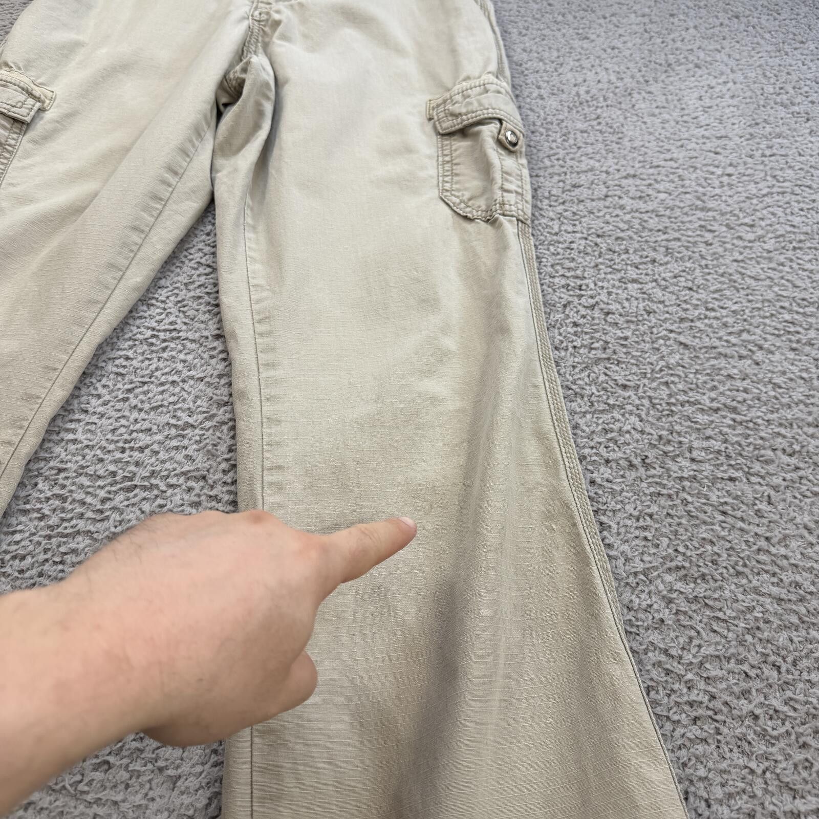 Carhartt Carhartt Relaxed Fit Cargo Pants Womens 4 Regular Tan Work Size 27" / US 4 / IT 40 - 7 Thumbnail