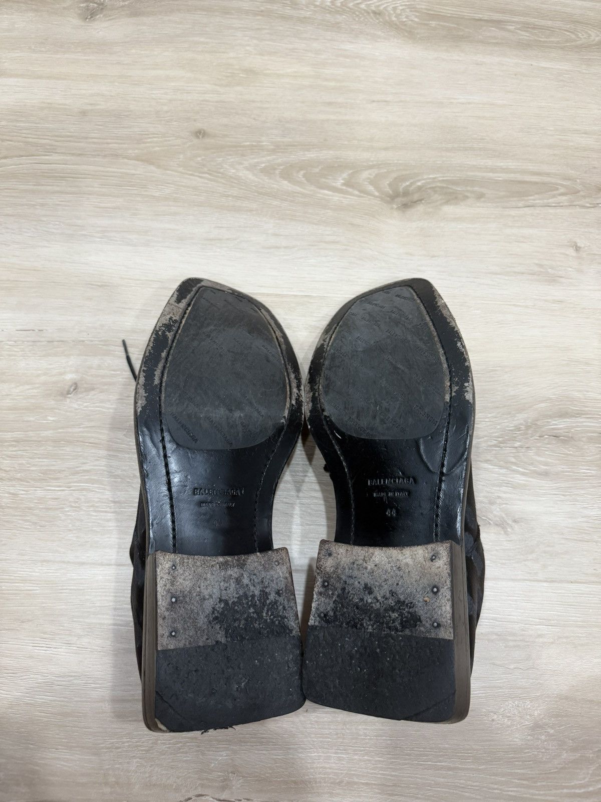 Balenciaga Balenciaga I Heart Paris Canvas Loafers Size US 11 / EU 44 - 12 Thumbnail
