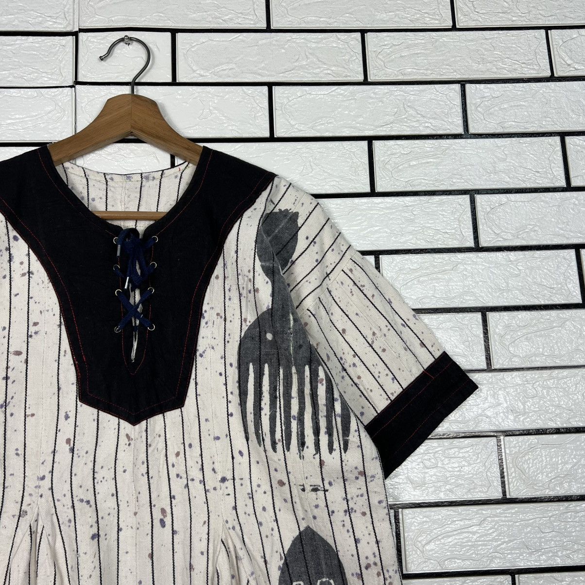 Vintage Vintage Traditional Artistic Motif Graphic Shirt #4215-C192 Size L / US 10 / IT 46 - 6 Thumbnail