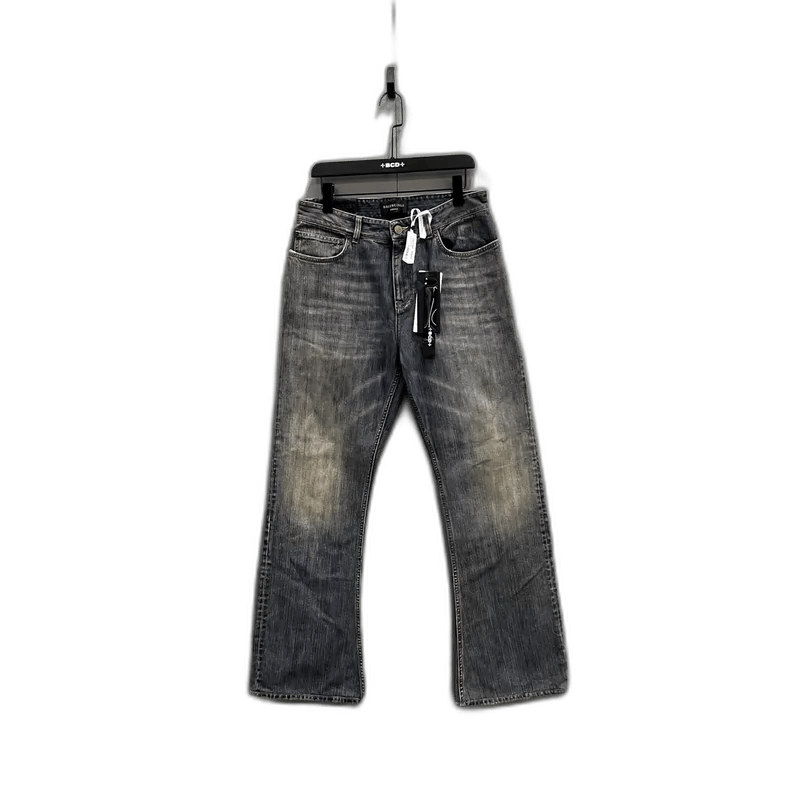 Balenciaga Balenciaga Vintage Blue Distressed Denim Pants Size US 34 / EU 50 - 1 Thumbnail