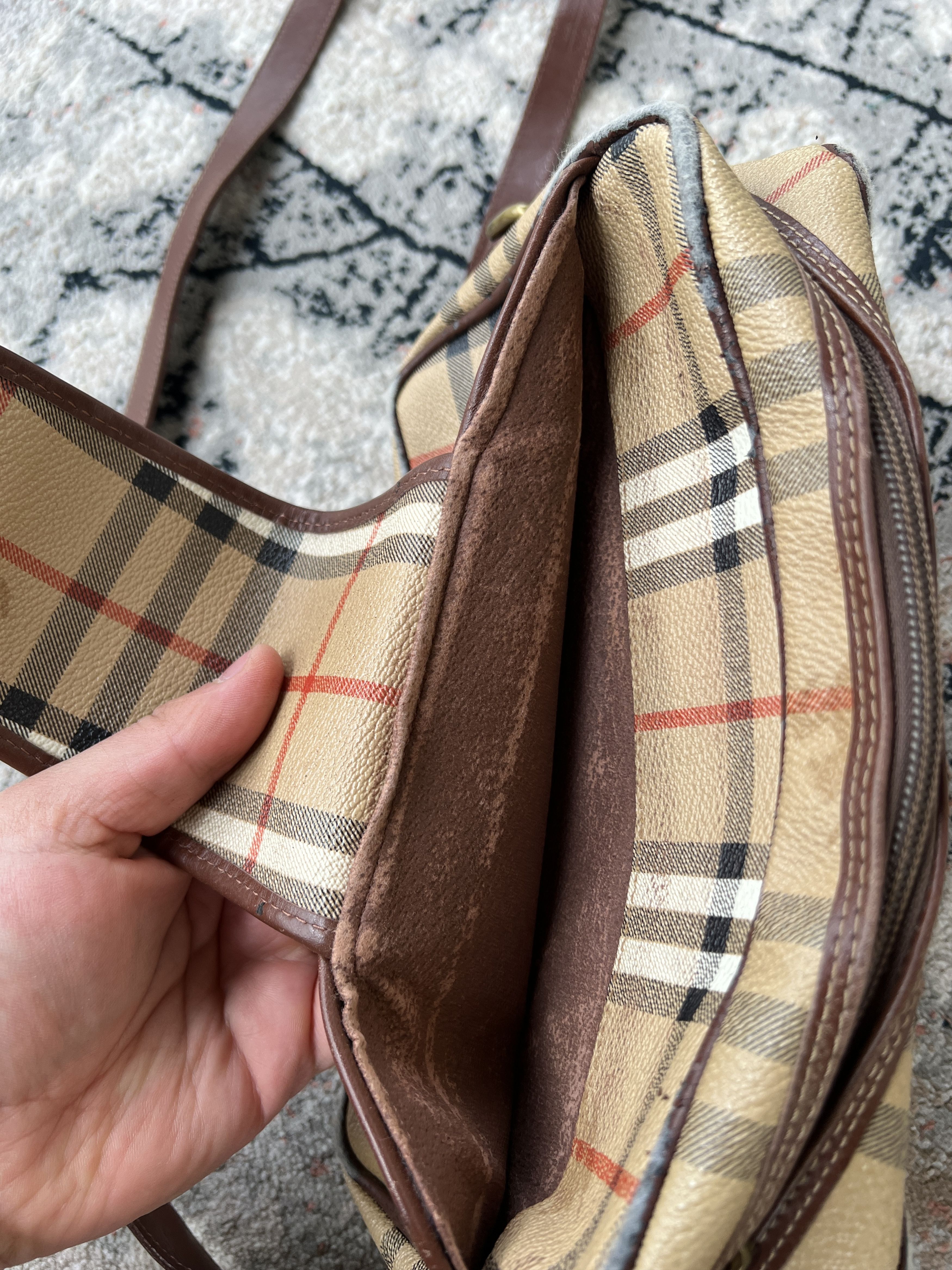 Burberry Burberrys Vintage Bag Size ONE SIZE - 10 Thumbnail