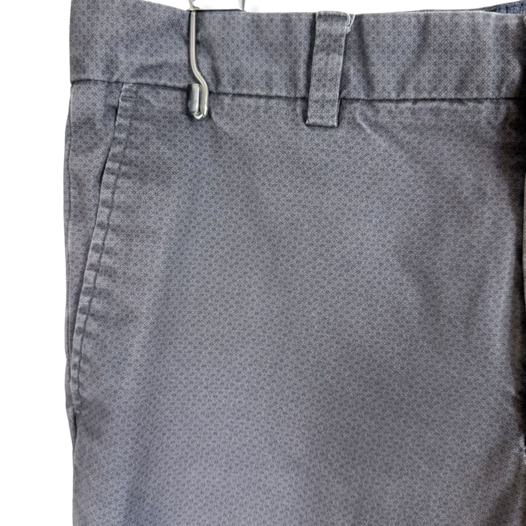 Banana Republic Banana Republic Mens Dress Pants Grey Black Dots Cotton Blend 34x32 Straight Flat Front Pockets Dress Pants Mens Regular Size Type Regular Size US 34 / EU 50 - 4 Thumbnail