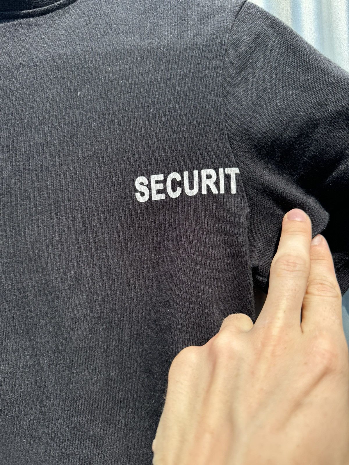 Vetements Vetements security tee Size US M / EU 48-50 / 2 - 2 Thumbnail