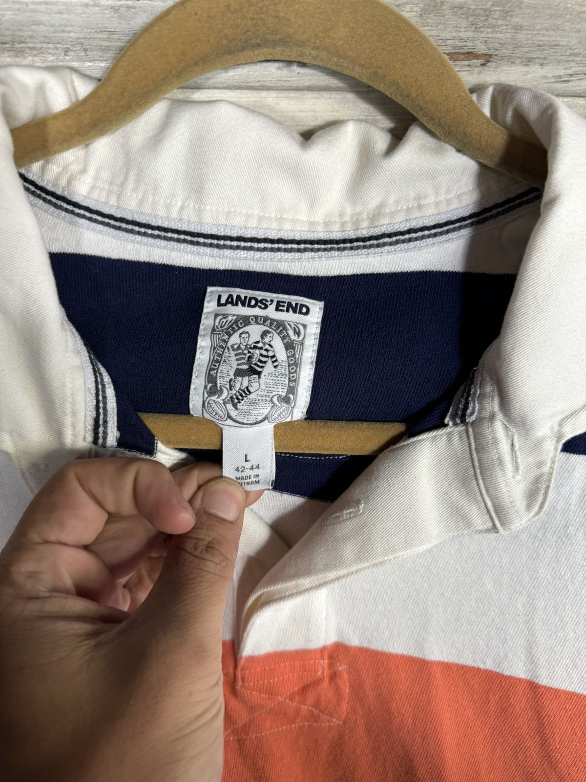 Vintage Vintage Striped Rugby Size US L / EU 52-54 / 3 - 4 Thumbnail