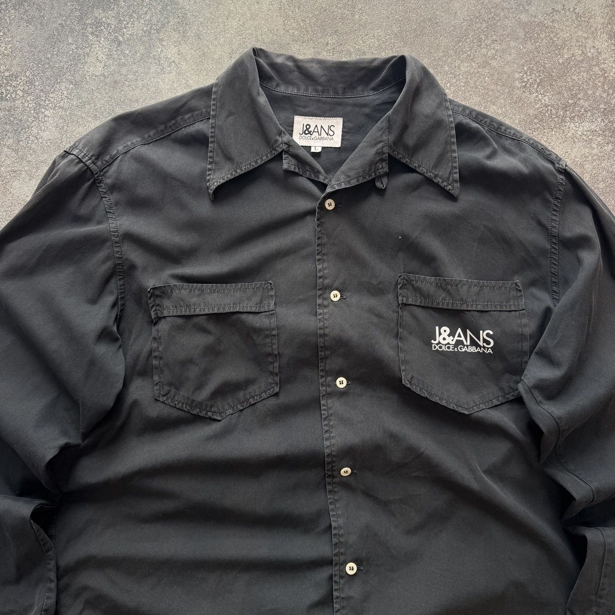 Dolce & Gabbana D&G Dolce & Gabbana Jeans 90s Vintage Button Up Shirt Size US L / EU 52-54 / 3 - 4 Thumbnail