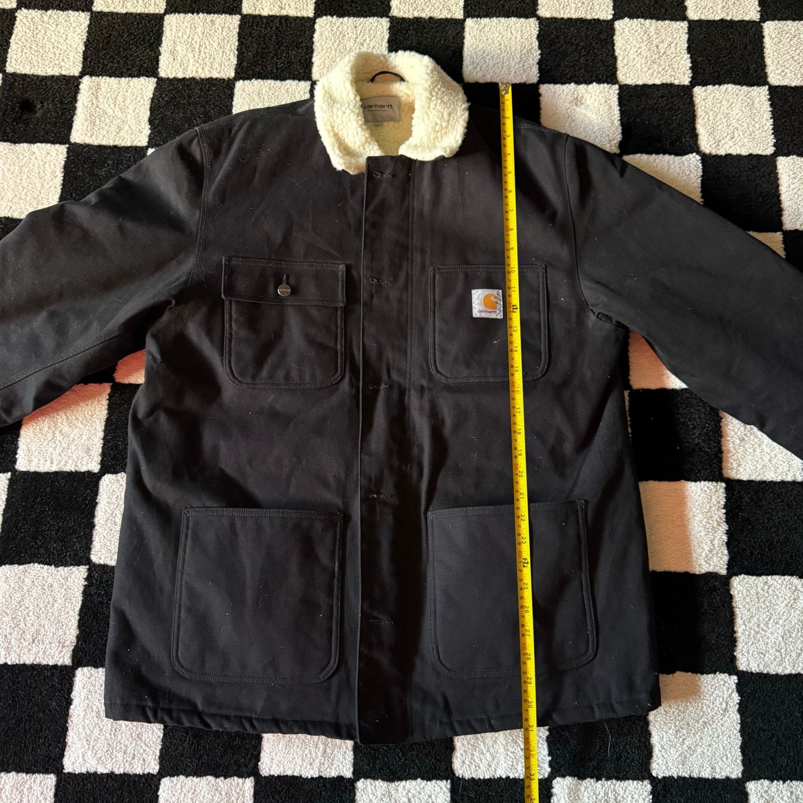 Carhartt Wip Carhartt WIP fleece lined canvas barn jacket Size US XL / EU 56 / 4 - 4 Thumbnail