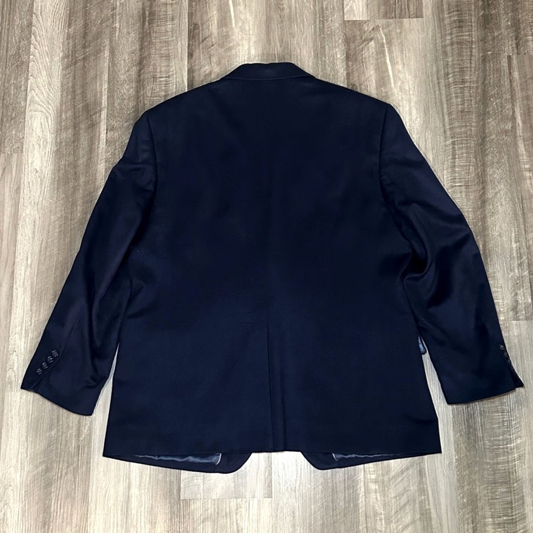 Jos. A. Bank Jos. A. Bank Blazer Shirt 2 Piece Wool Cashmere Navy 48R Mens Size 48R - 2 Thumbnail