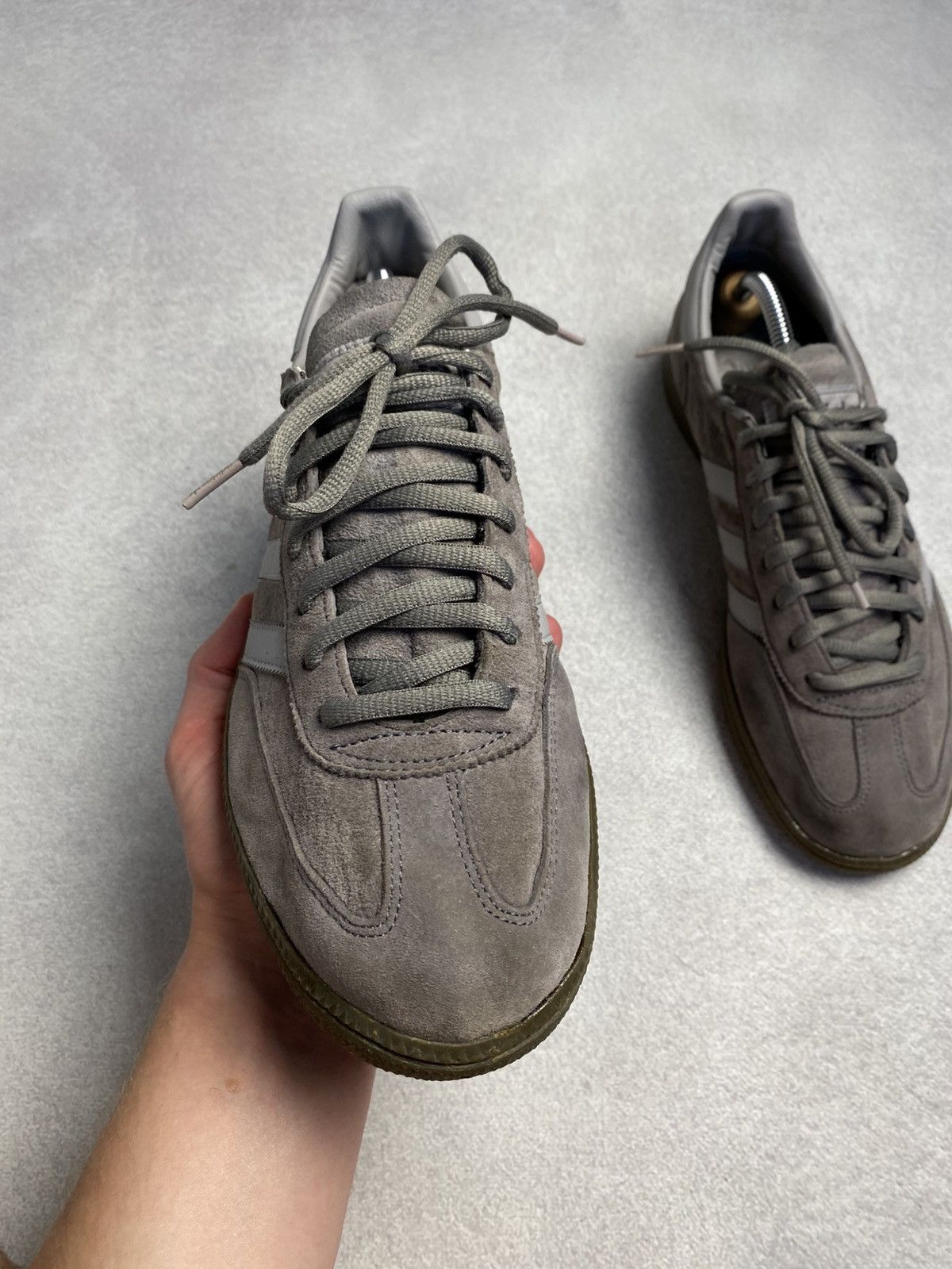 Adidas Vintage Adidas Spezial gray suede sneaker US9 G12599 y2k 90s Size US 9 / EU 42 - 7 Thumbnail