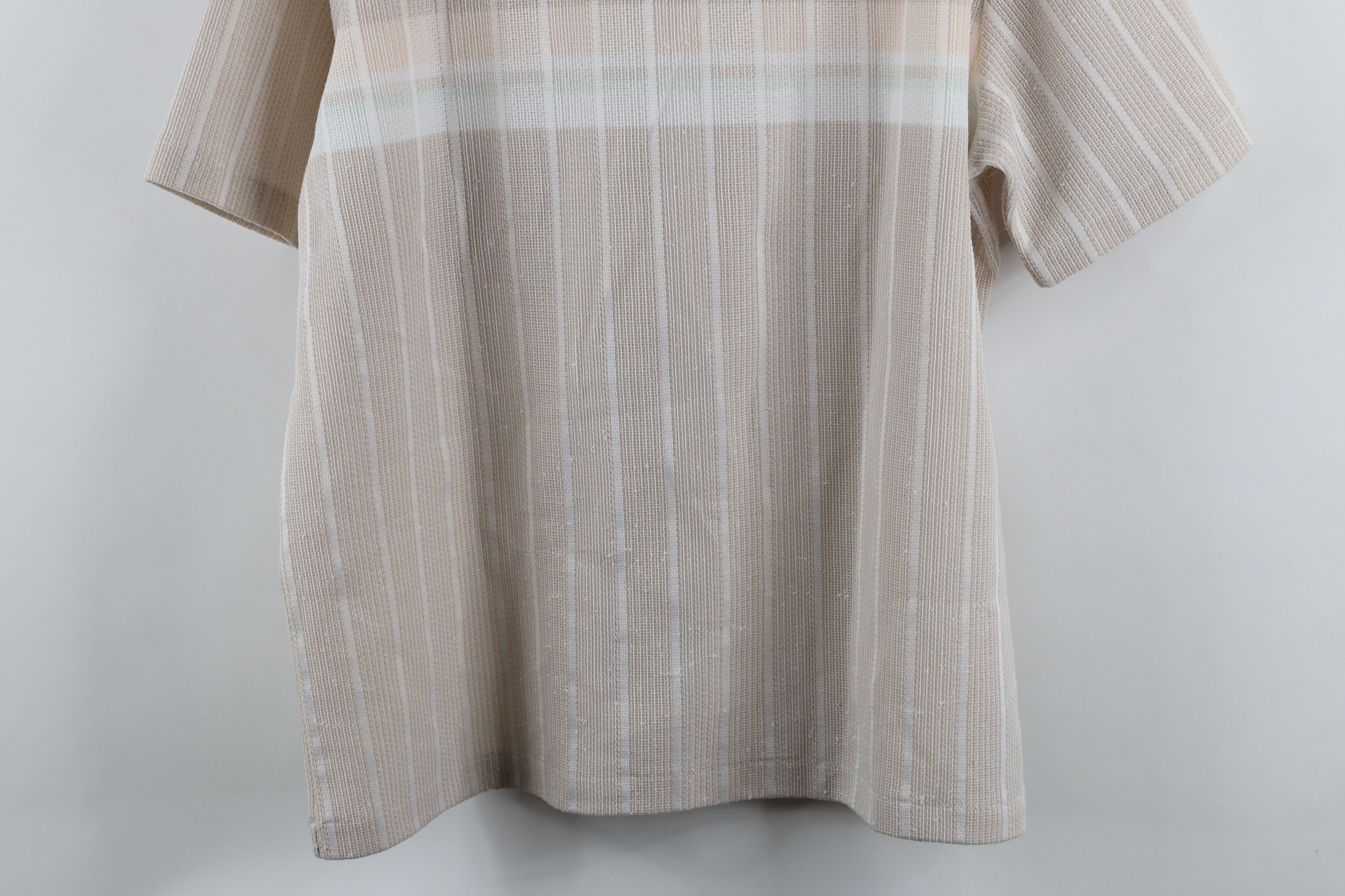 Vintage Vintage 70s Streetwear Knit Pastel Striped Polo Shirt USA Size US XL / EU 56 / 4 - 11 Thumbnail
