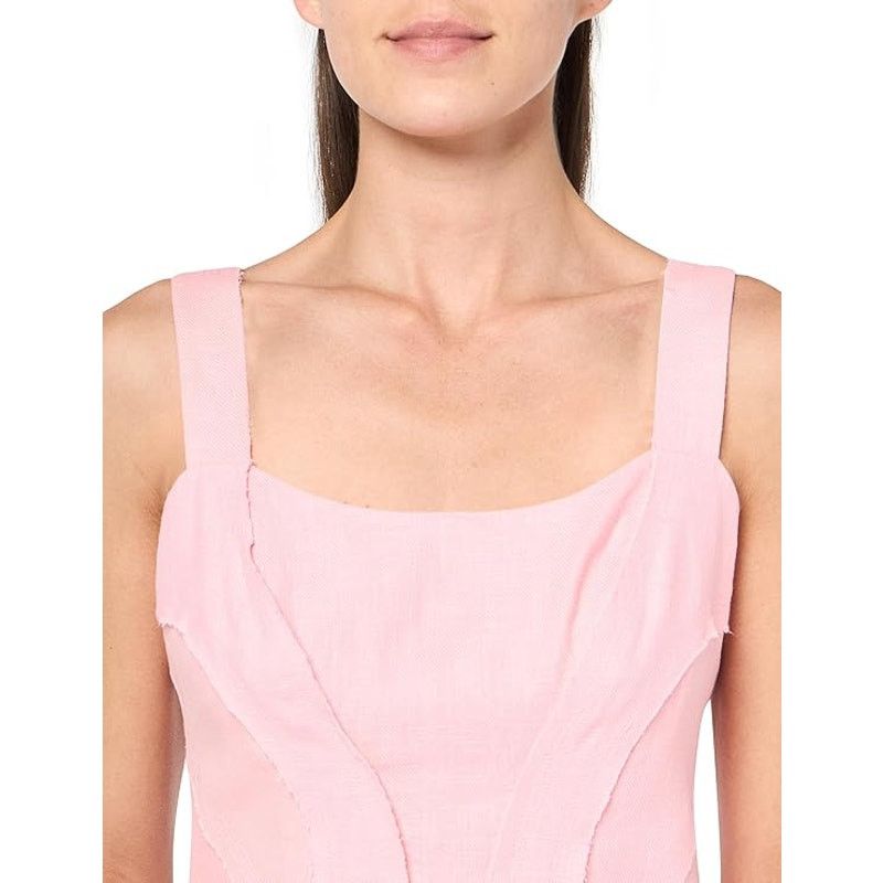 Ramy Brook Ramy Brook Women's Linda Linen Mini Dress in Pink, Size 10 Size L / US 10 / IT 46 - 2 Thumbnail