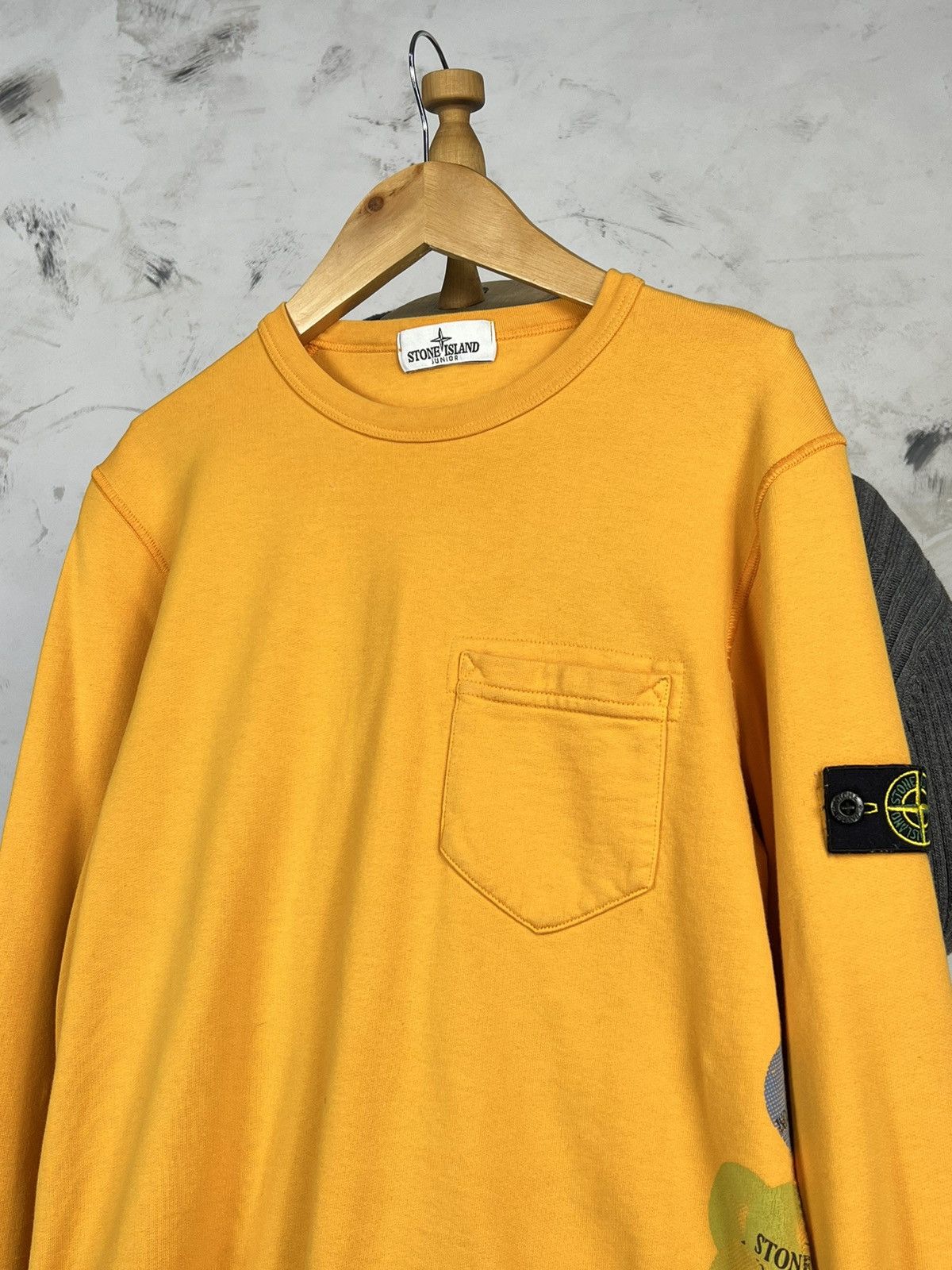 Stone Island Stone Island Junior Crewneck Sweatshirt Kids Size 12Y / 156 Size US XXS / EU 40 - 2 Thumbnail