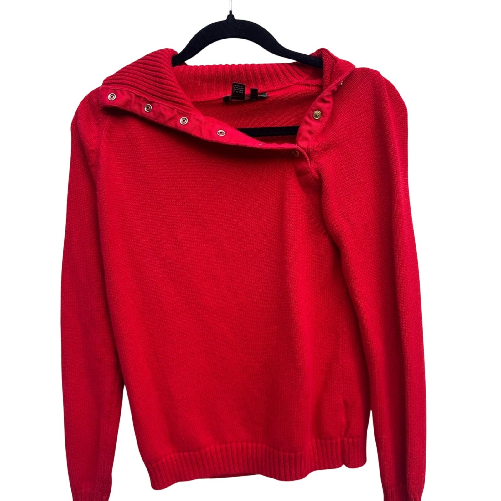 Ralph Lauren Ralph Lauren Vibrant Red Turtleneck Sweater Size S / US 4 / IT 40 - 1 Thumbnail