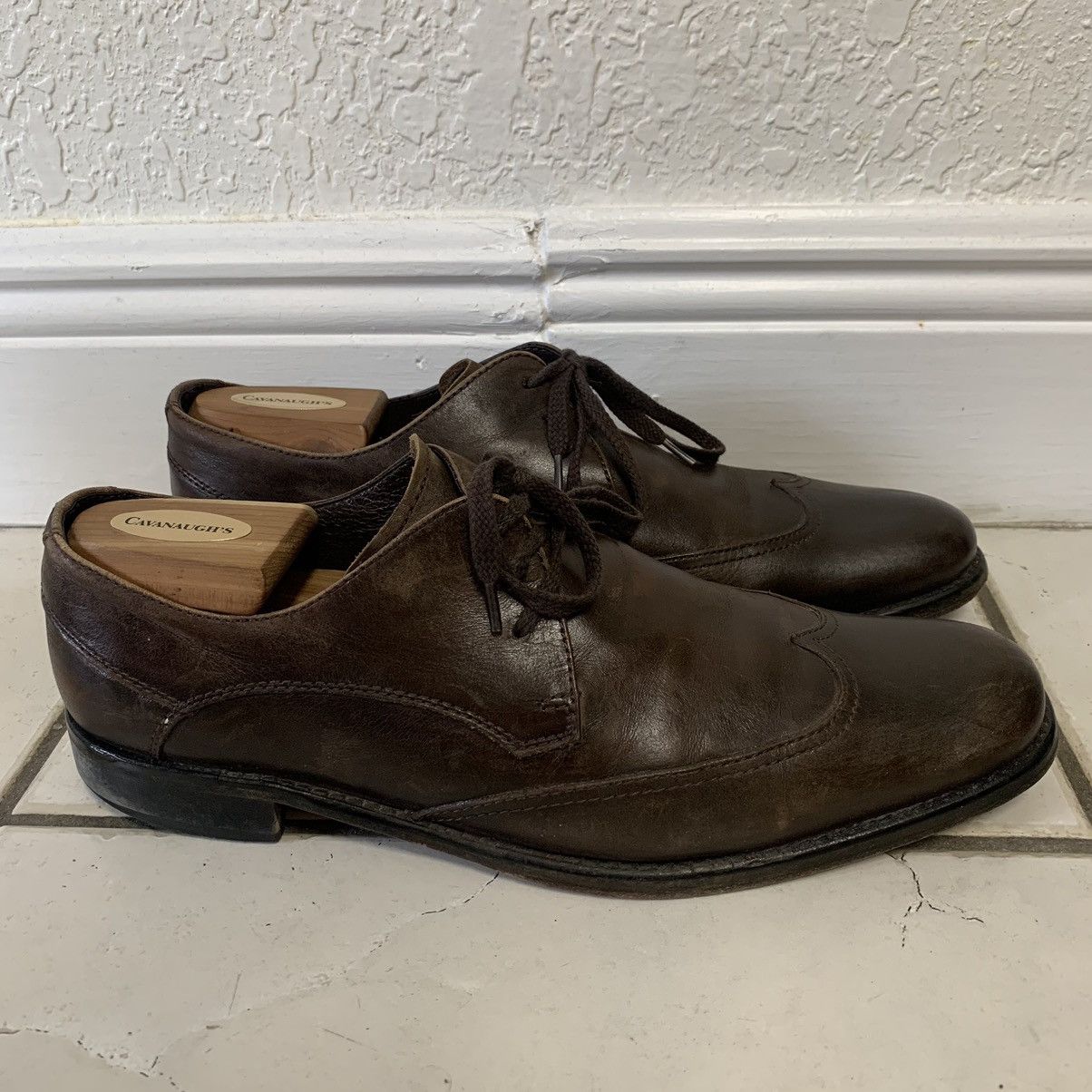 John Varvatos John Varvatos Brown Leather Shoes Size 9.5 Size US 9.5 / EU 42-43 - 2 Thumbnail