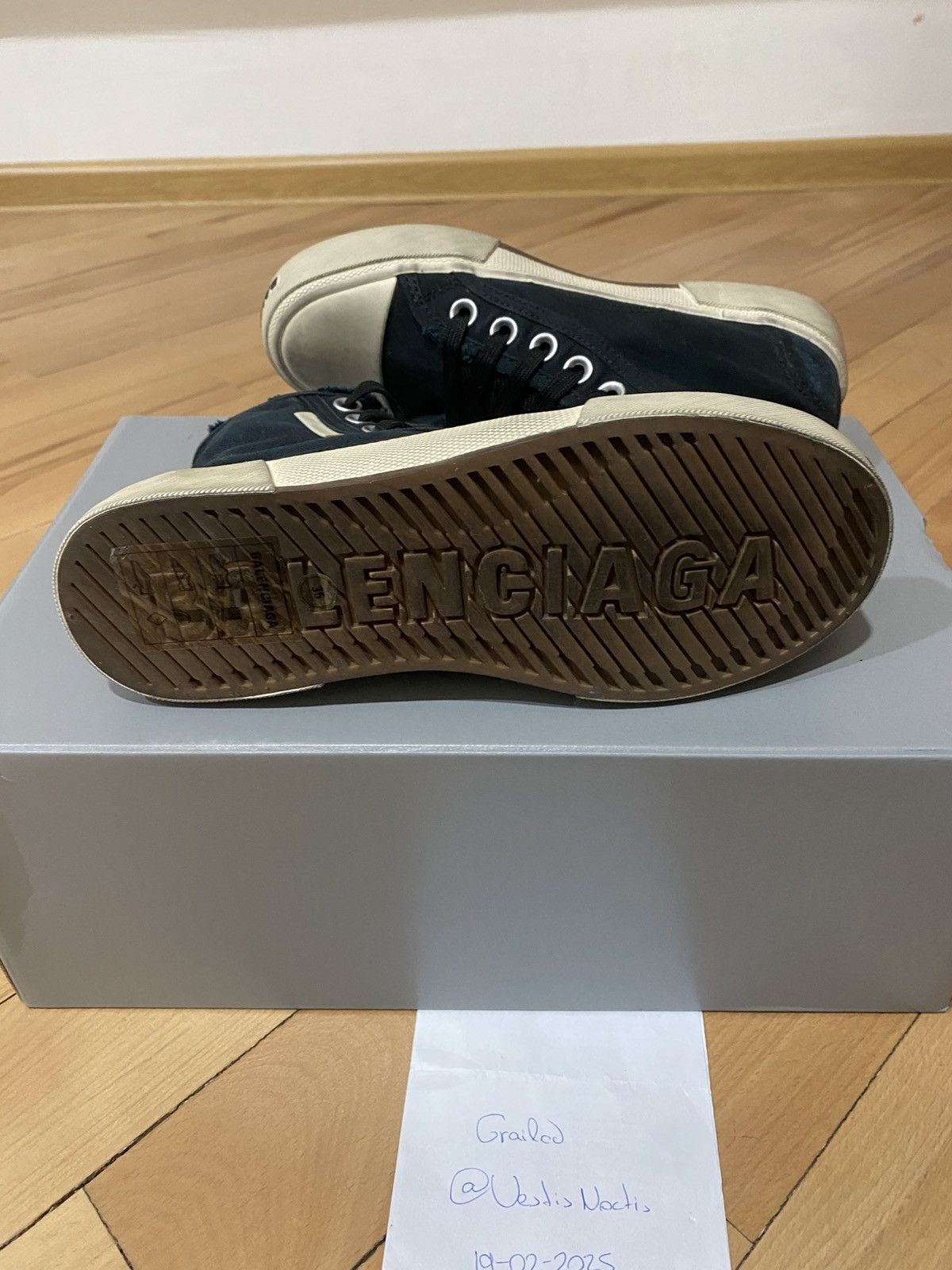 Balenciaga BALENCIAGA Paris High Tops Size US 5 / IT 35 - 5 Thumbnail
