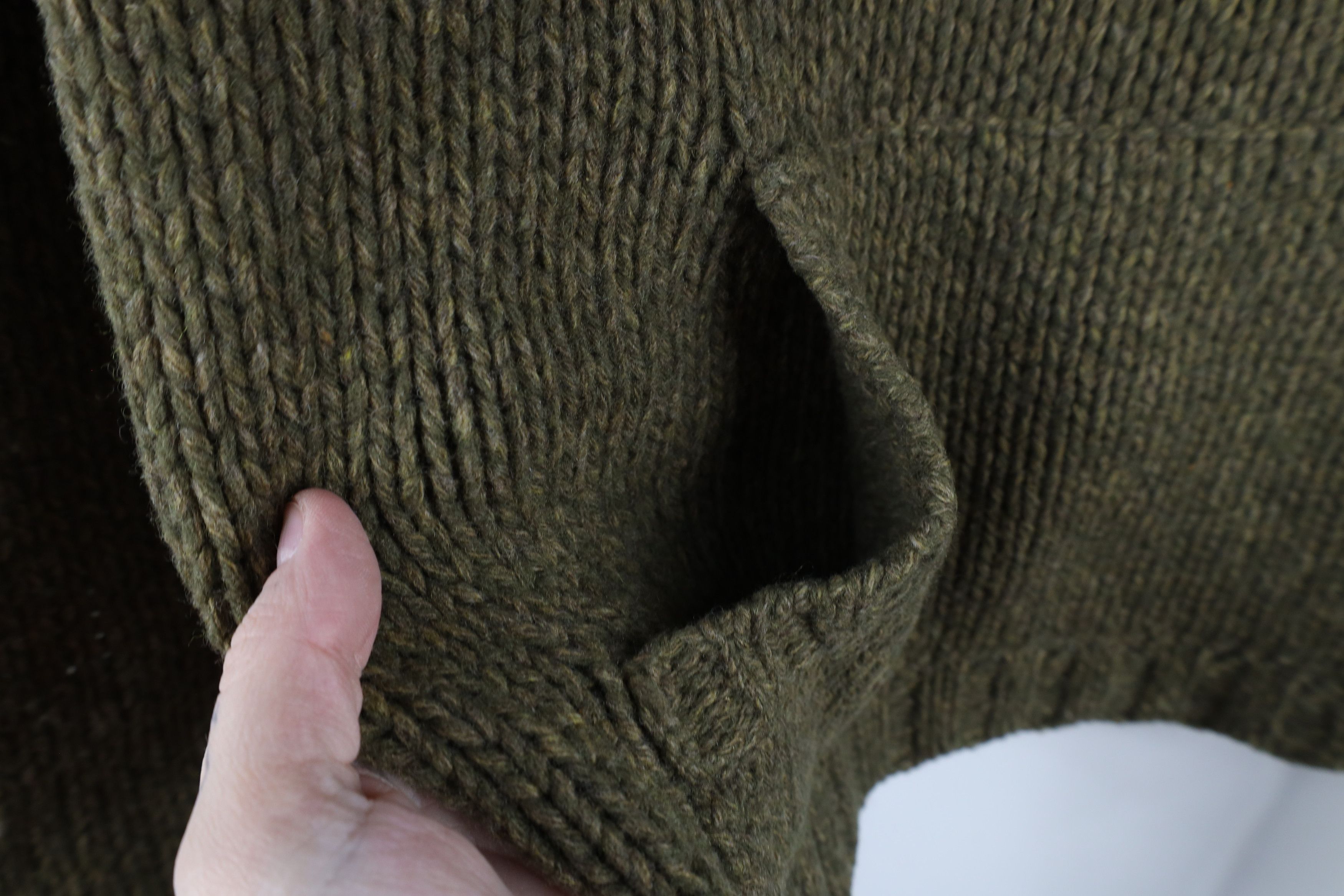 Abercrombie & Fitch × Vintage Vintage 90s Y2K Abercrombie & Fitch Merino Wool Hoodie Size M / US 6-8 / IT 42-44 - 5 Thumbnail