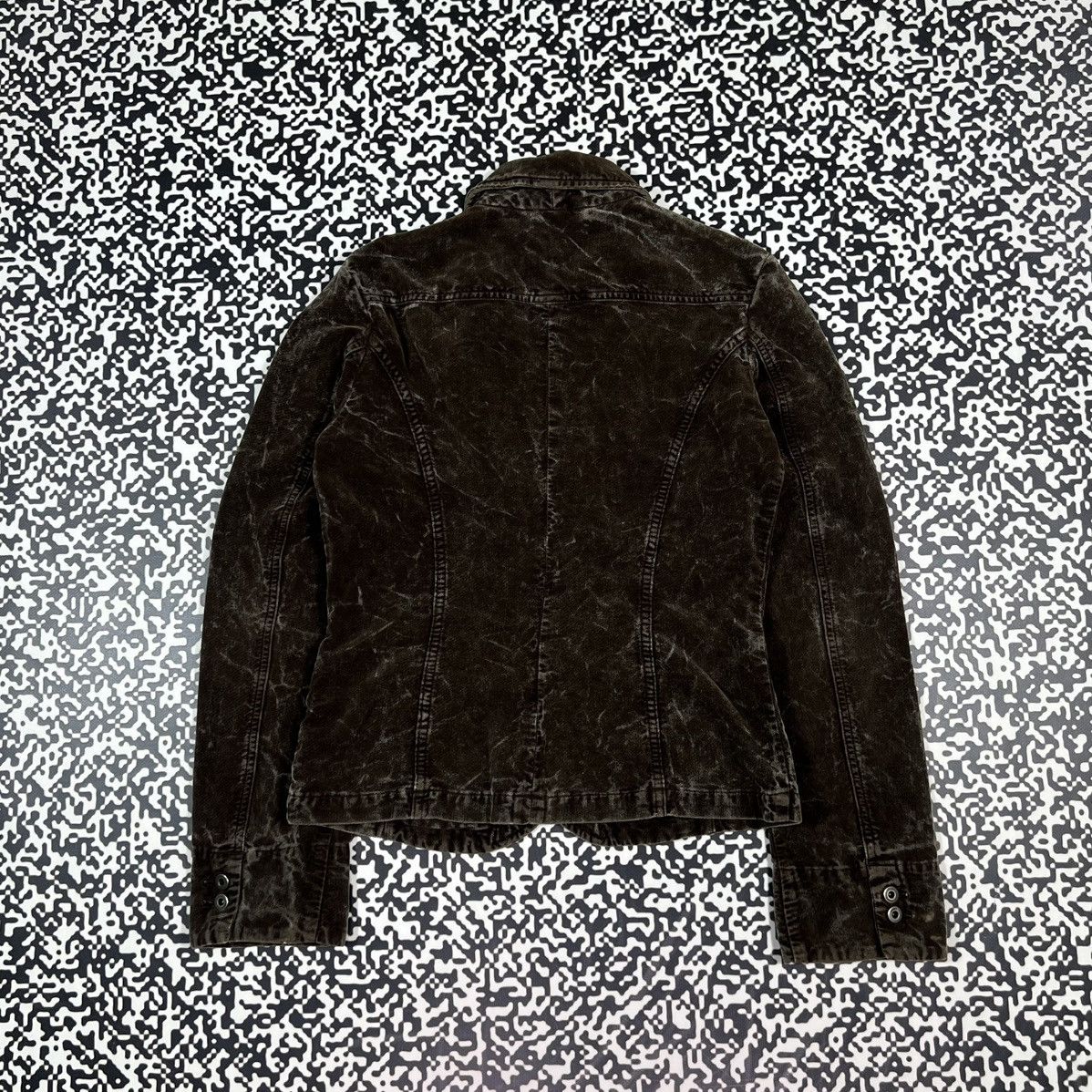 Diesel Vintage Y2K Diesel Corduroy Blazer Casual Retro 90s Style Size M / US 6-8 / IT 42-44 - 16 Thumbnail