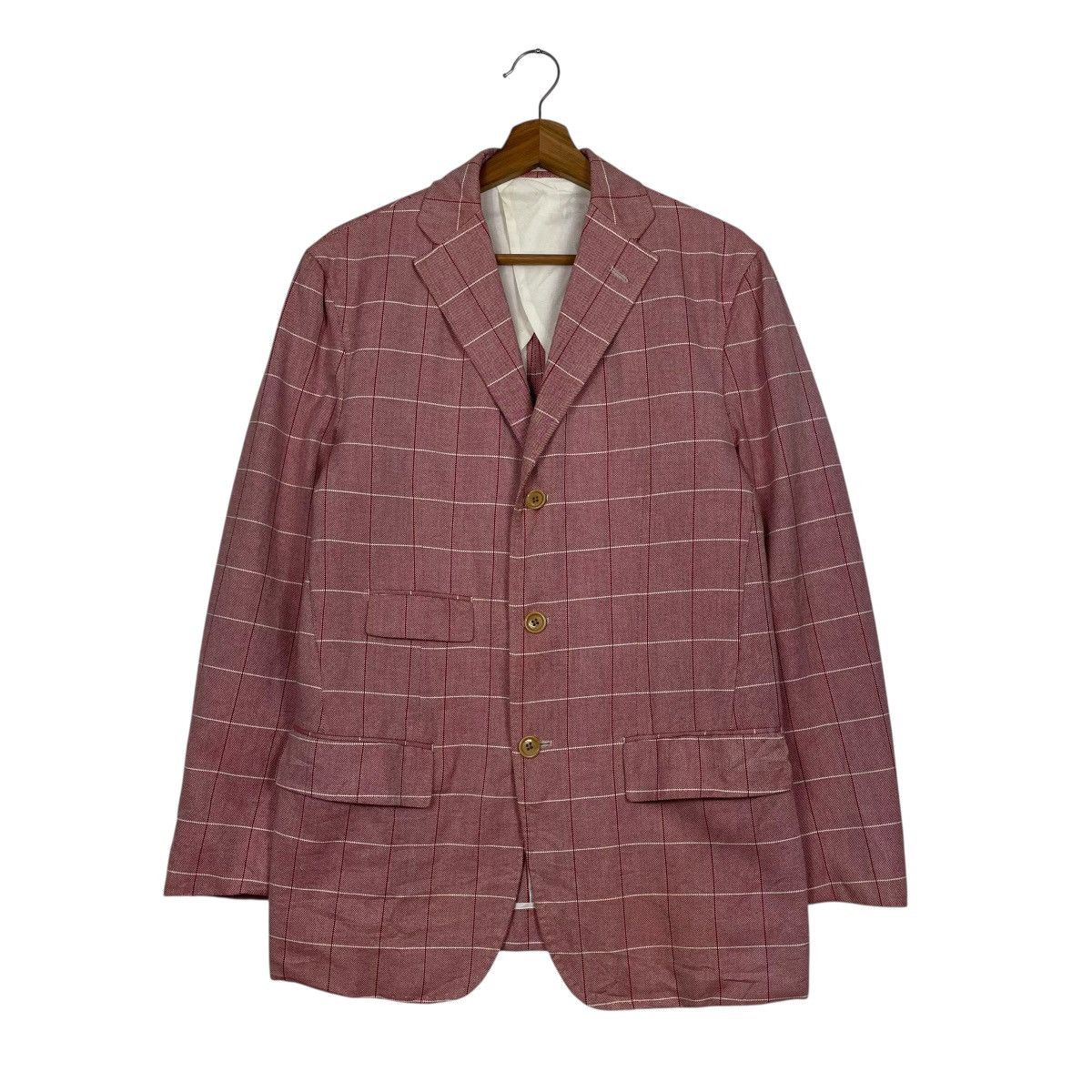 Other Sabi Sabi Deluxe Abito Plaid Jacket Size US S / EU 44-46 / 1 - 1 Thumbnail