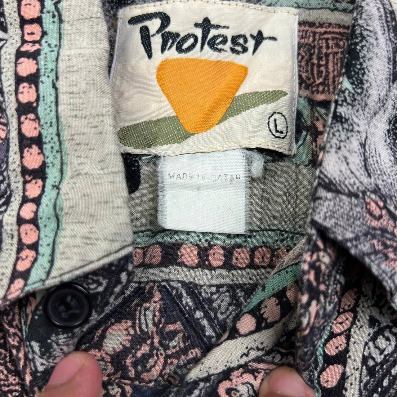 Other Protest Shirt Men Large Hawaiian Button Up Collared Size US L / EU 52-54 / 3 - 5 Thumbnail