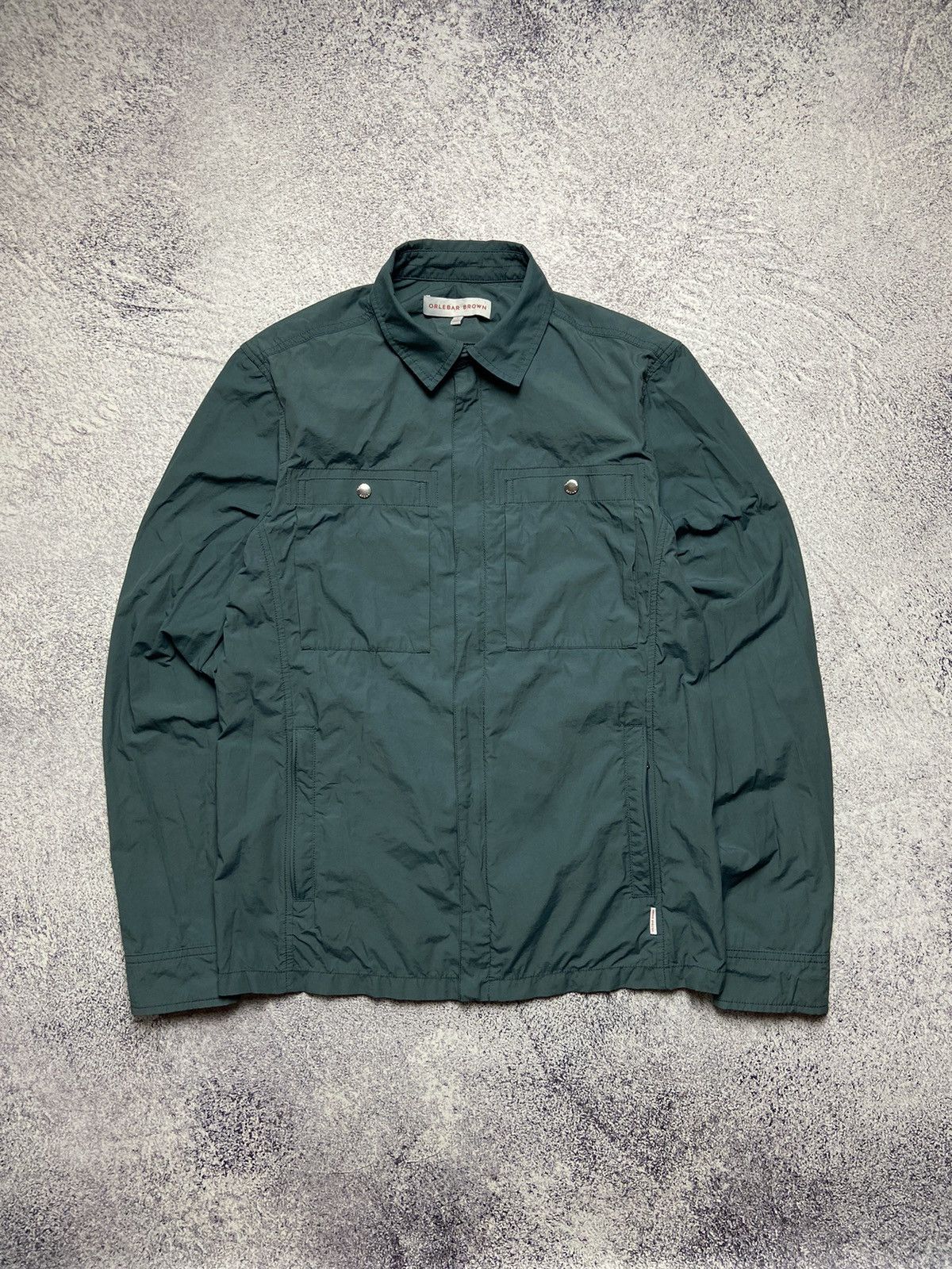 Orlebar Brown Orlebar Brown Metal Jacket Nylon Overshirt Designed Style Size US S / EU 44-46 / 1 - 1 Thumbnail