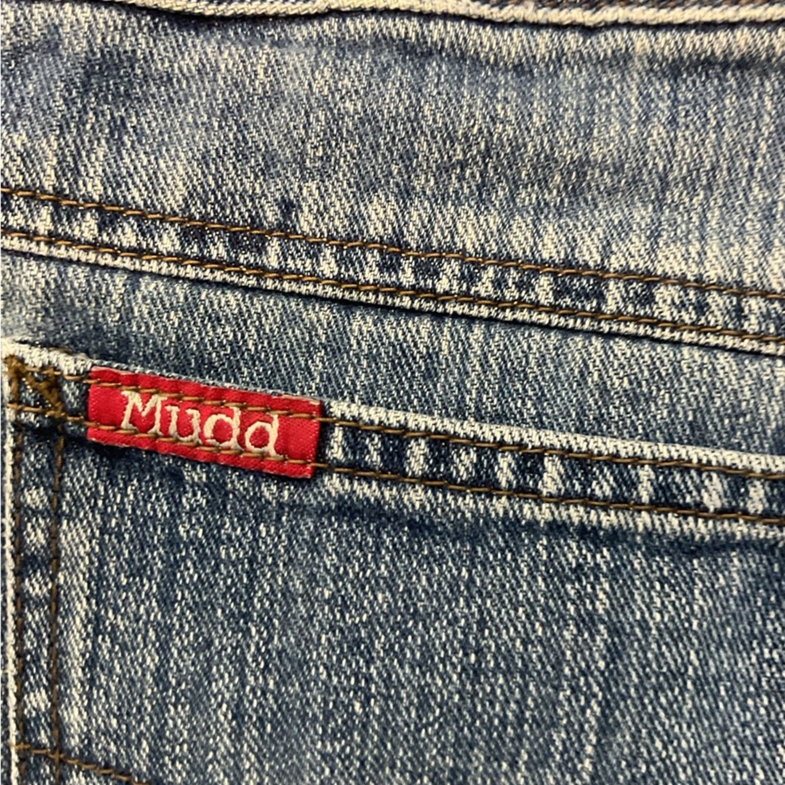Vintage Mudd Denim Blue Jean Shorts Size 32" / US 10 / IT 46 - 4 Thumbnail