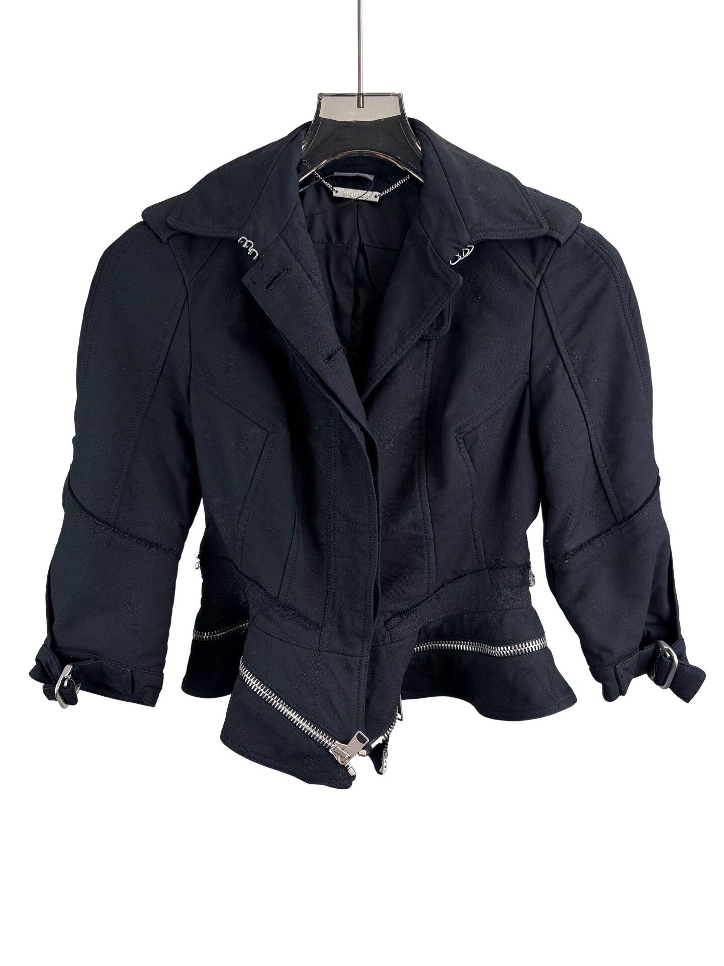 Alexander McQueen Alexander McQueen Black Zip Accent Jacket IT 38 Size XS / US 0-2 / IT 36-38 - 1 Thumbnail