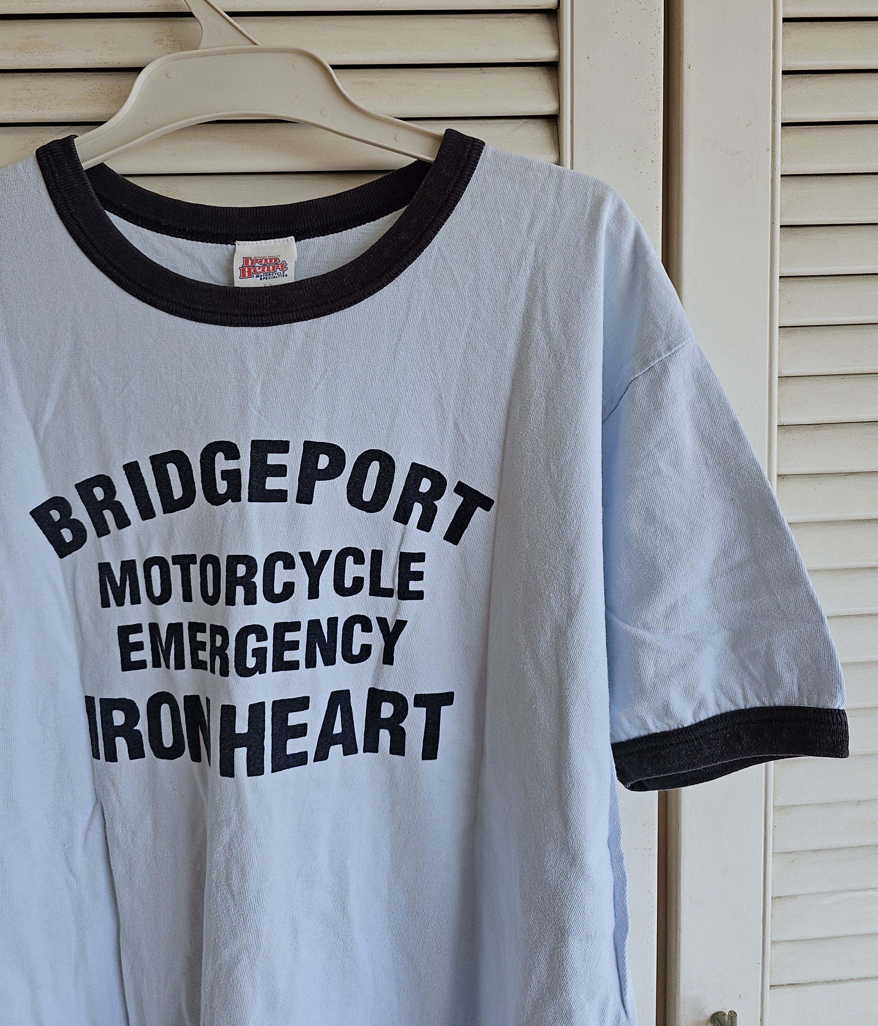 Iron Heart Iron Heart Loopwheel T-Shirt Baby Blue Size US M / EU 48-50 / 2 - 2 Thumbnail