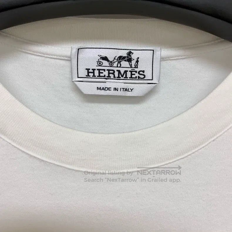 Other Hermes Solid Color Striped Short Sleeve Size L / US 10 / IT 46 - 3 Thumbnail