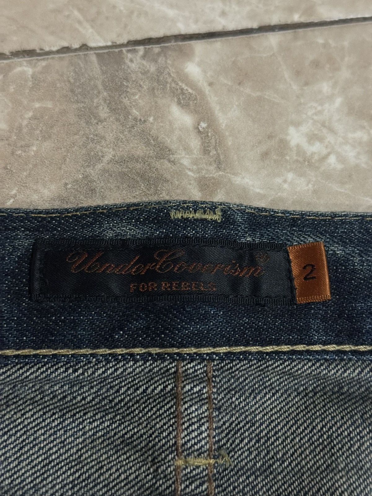 Undercover Undercover AW06 “Guru Guru” Bug Denim Size US 31 - 3 Thumbnail
