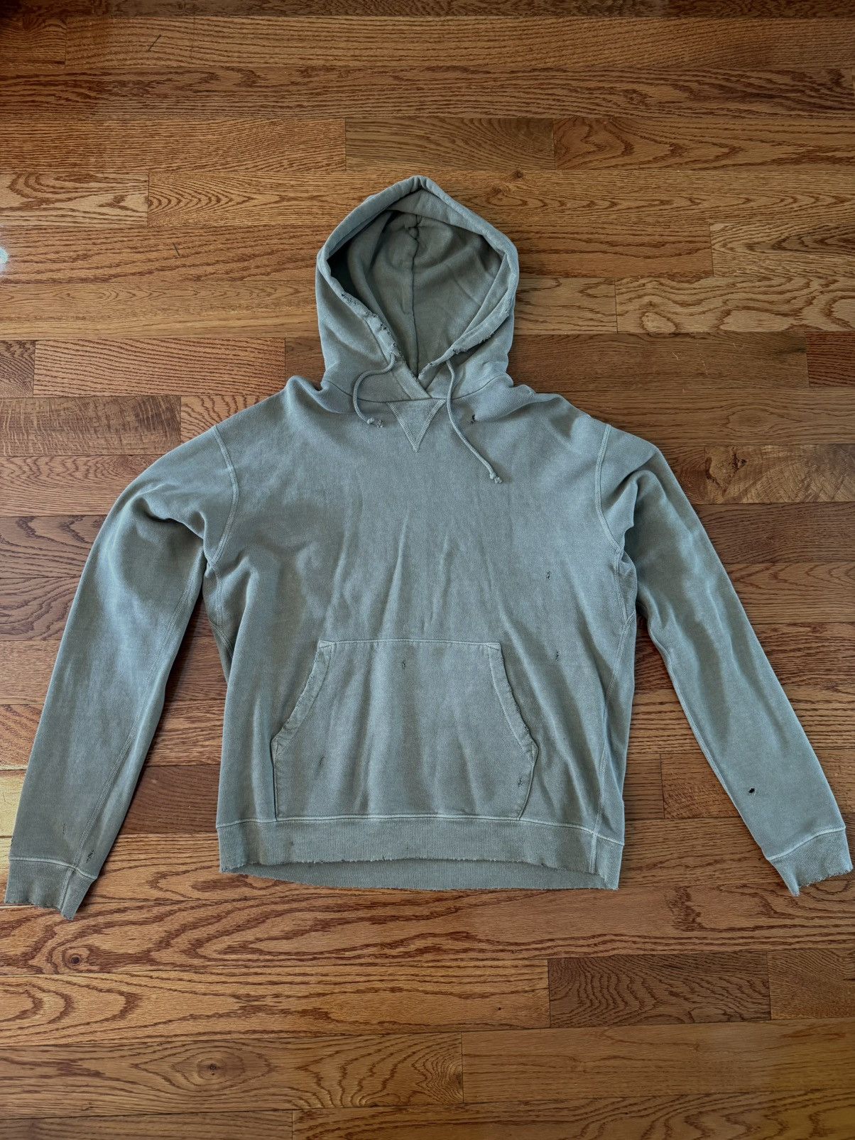 John Elliott John Elliot Distressed Hoodie Size US L / EU 52-54 / 3 - 1 Thumbnail