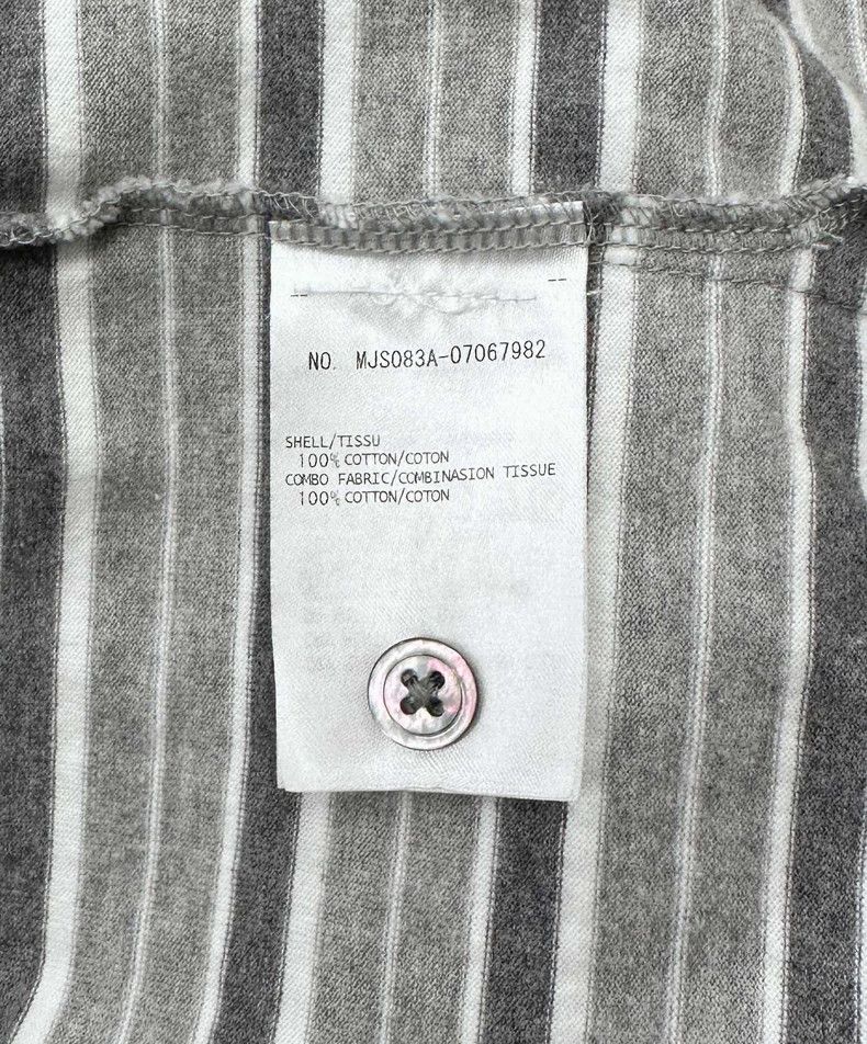 Thom Browne Thom Browne Gray striped short sleeves Size US M / EU 48-50 / 2 - 5 Thumbnail