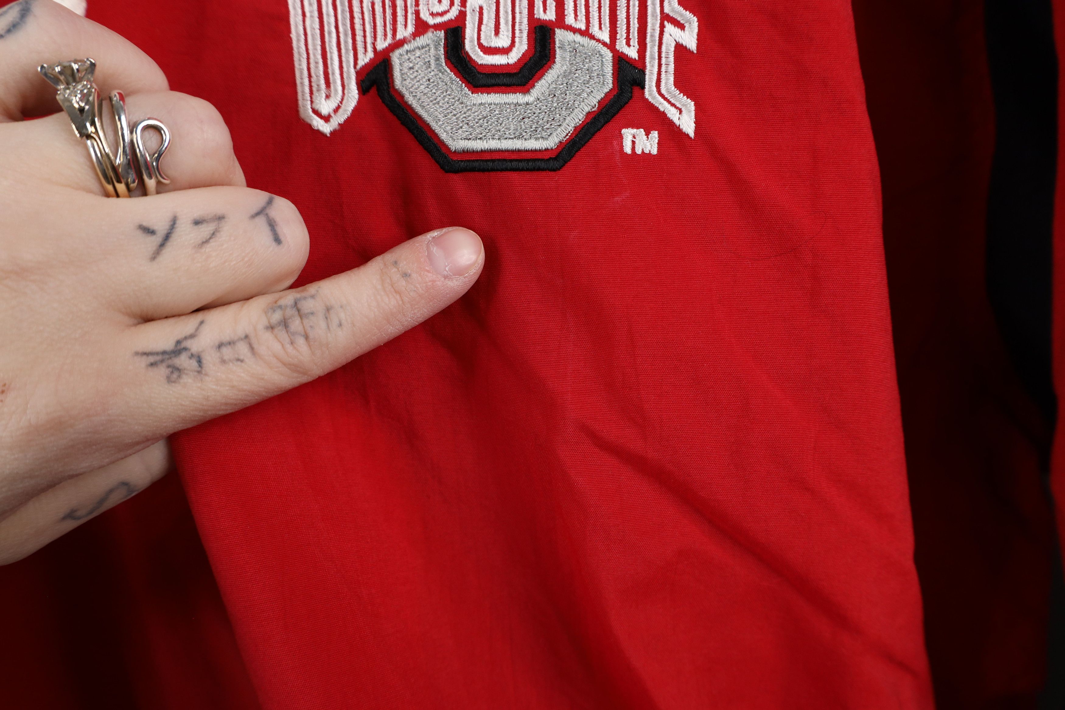 Vintage Vintage 90s Ohio State University Hooded Windbreaker Jacket Size US XL / EU 56 / 4 - 6 Thumbnail