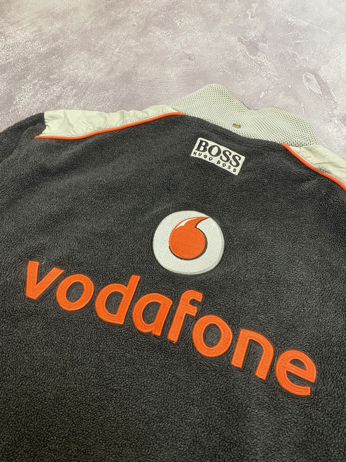 Mercedes-Benz Vintage Vodafone Mercedes McLaren 1/4 Zip Fleece Size US L / EU 52-54 / 3 - 14 Thumbnail