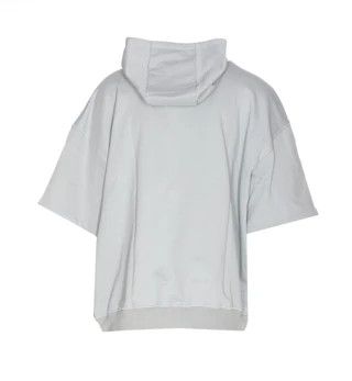 Alexander McQueen o1y1024 Hooded Sweatshirt In Light Grey Size US XL / EU 56 / 4 - 2 Thumbnail