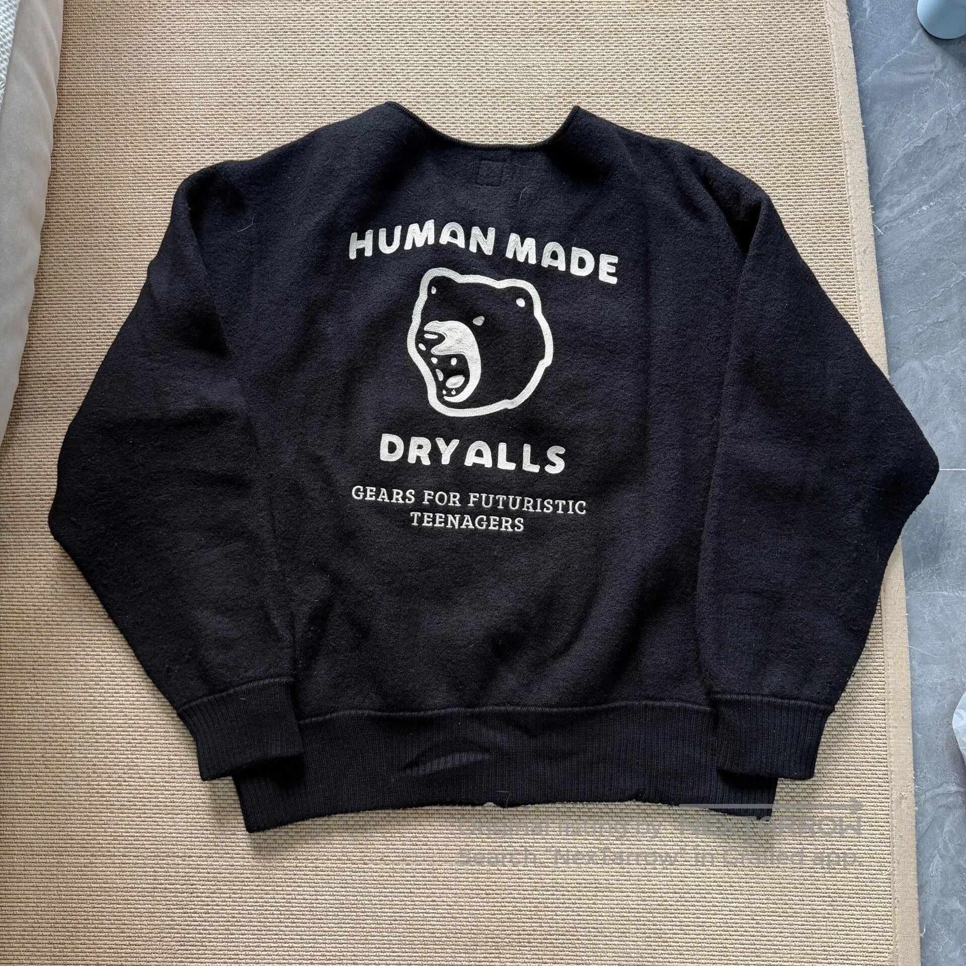 Human Made Human Made Black Fleece Knit Zip Jacket. Size US XL / EU 56 / 4 - 2 Thumbnail