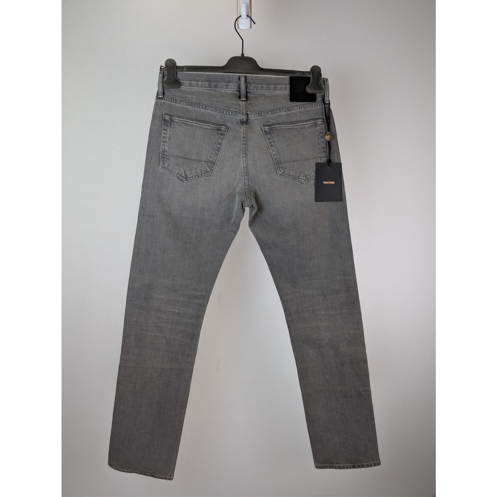 Tom Ford o1rshd1 Straight-Fit Denim Jeans in Grey Size US 33 - 9 Thumbnail