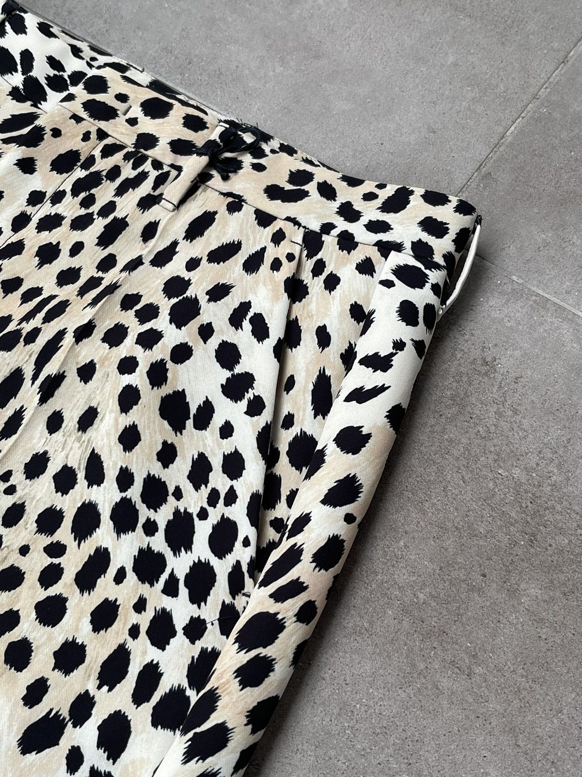 Just Cavalli !DS! FW22 Just Cavalli Leopard Print Natural Casual Pants Size US 32 / EU 48 - 14 Thumbnail