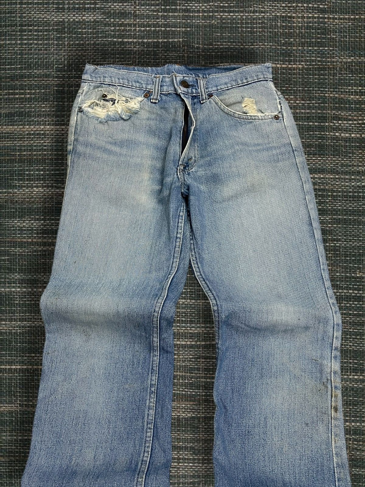 Levi's Vintage Clothing Vintage 0g 1990s Designer Levis 517 Orange Tab Flared Denim Size US 29 - 9 Thumbnail