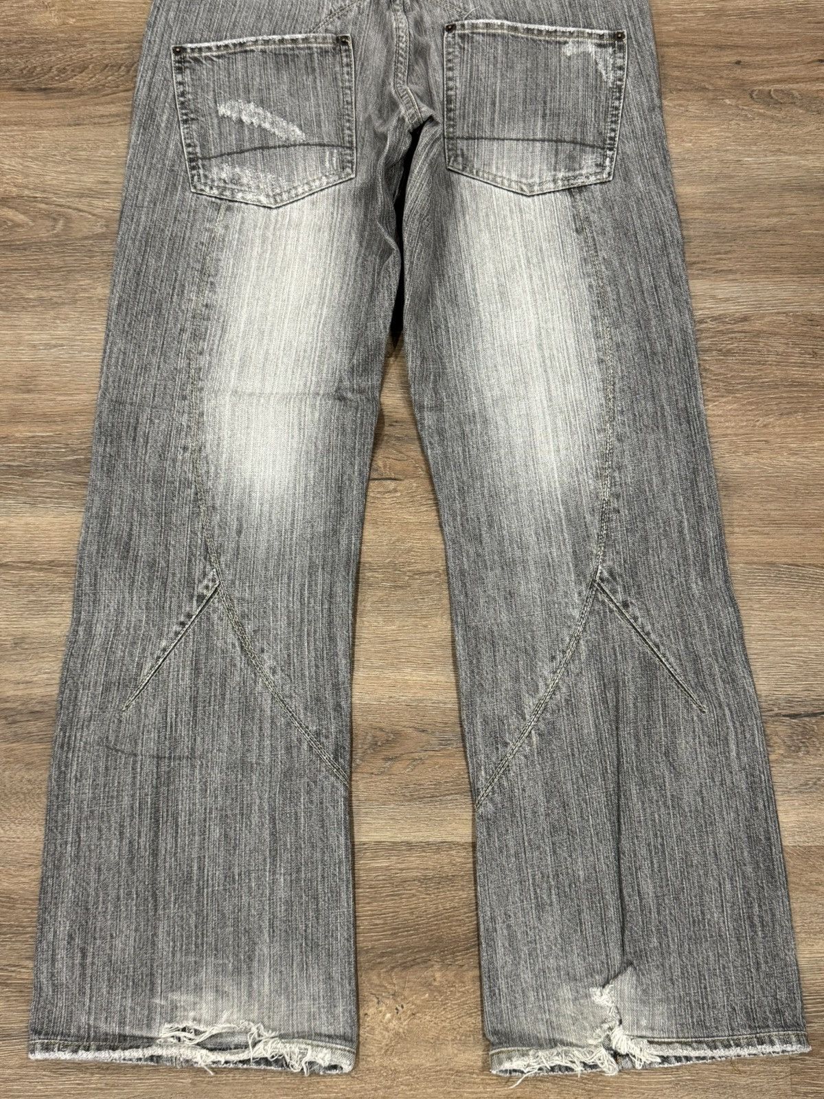 Giordano Vintage 90s Giordano Jeans Authentic Grey Wash Denim Size US 31 - 6 Thumbnail