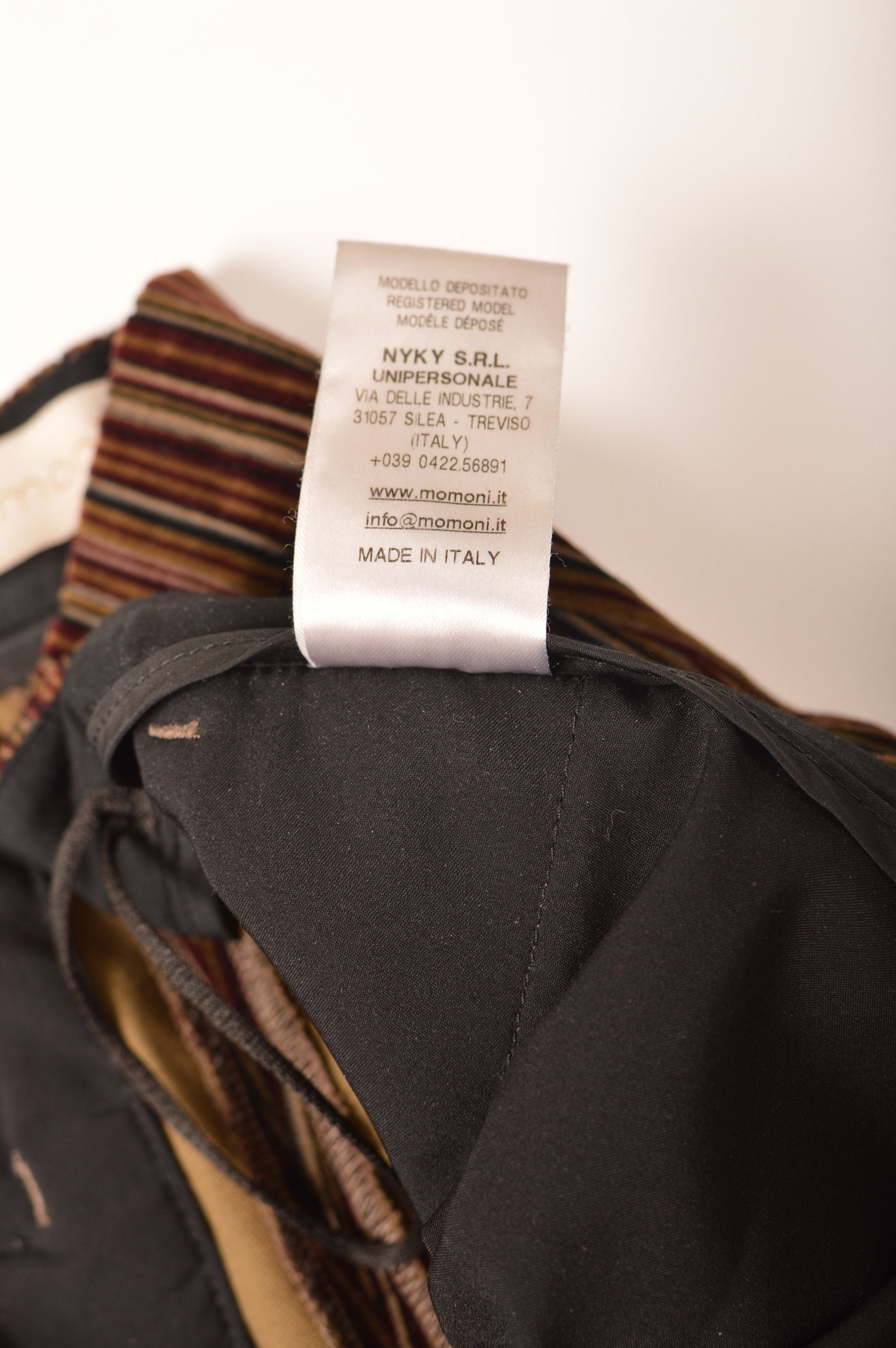 Designer Momoni Striped Velvet Corduroy Cord Pants Trousers Size 30" / US 8 / IT 44 - 7 Thumbnail