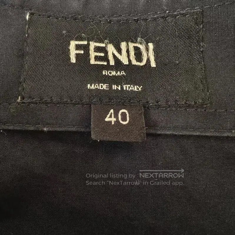 Fendi Fendi Black Cotton Long Sleeve Shirt for Men . Size US L / EU 52-54 / 3 - 3 Thumbnail