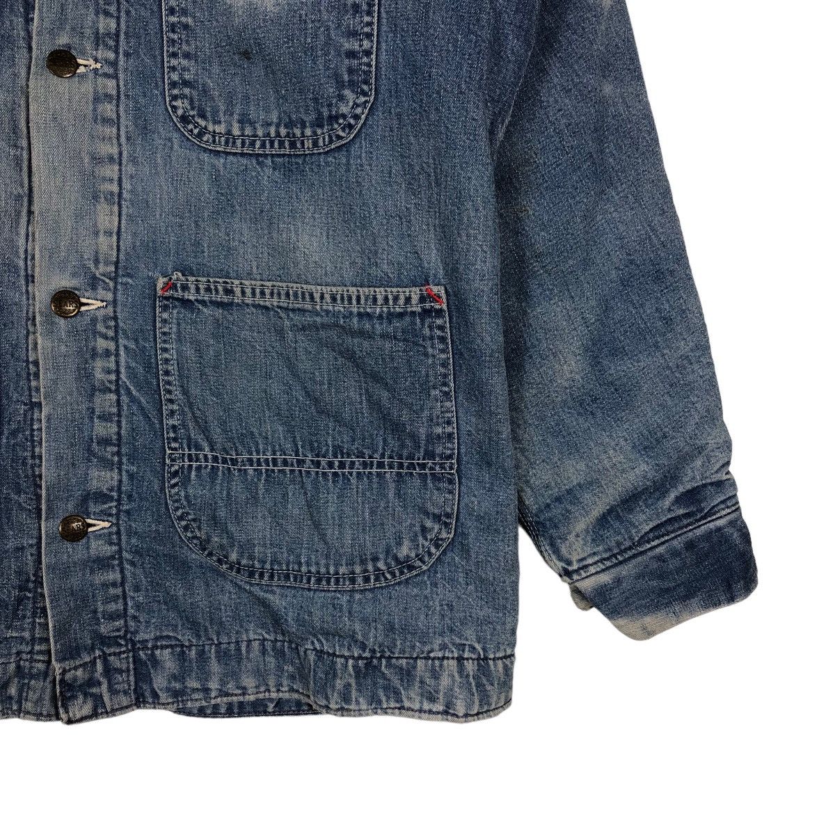 Sugar Cane 🔥80’s Vintage Chore Denim Jacket Sears Sugar Cane Blanket Size US M / EU 48-50 / 2 - 5 Thumbnail