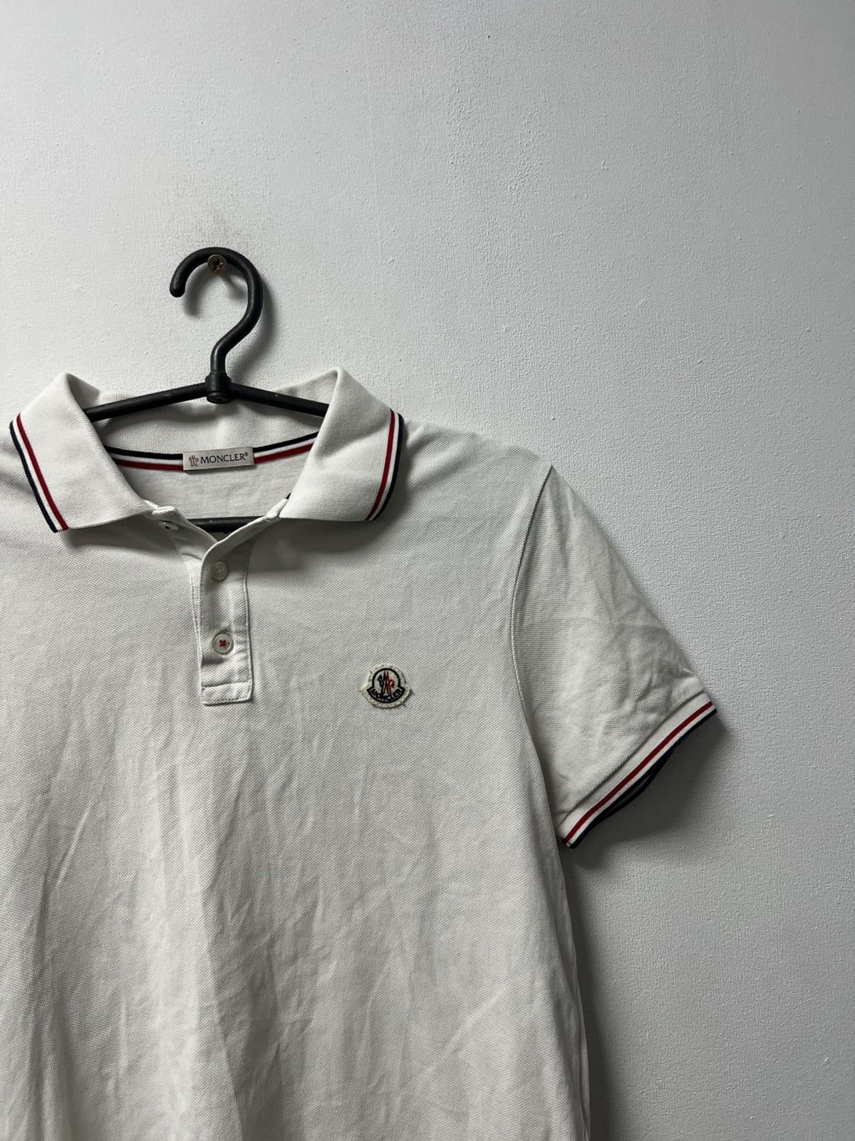 Moncler Moncler Lixury Polo T-Shirt Size S Rare Size US S / EU 44-46 / 1 - 3 Thumbnail