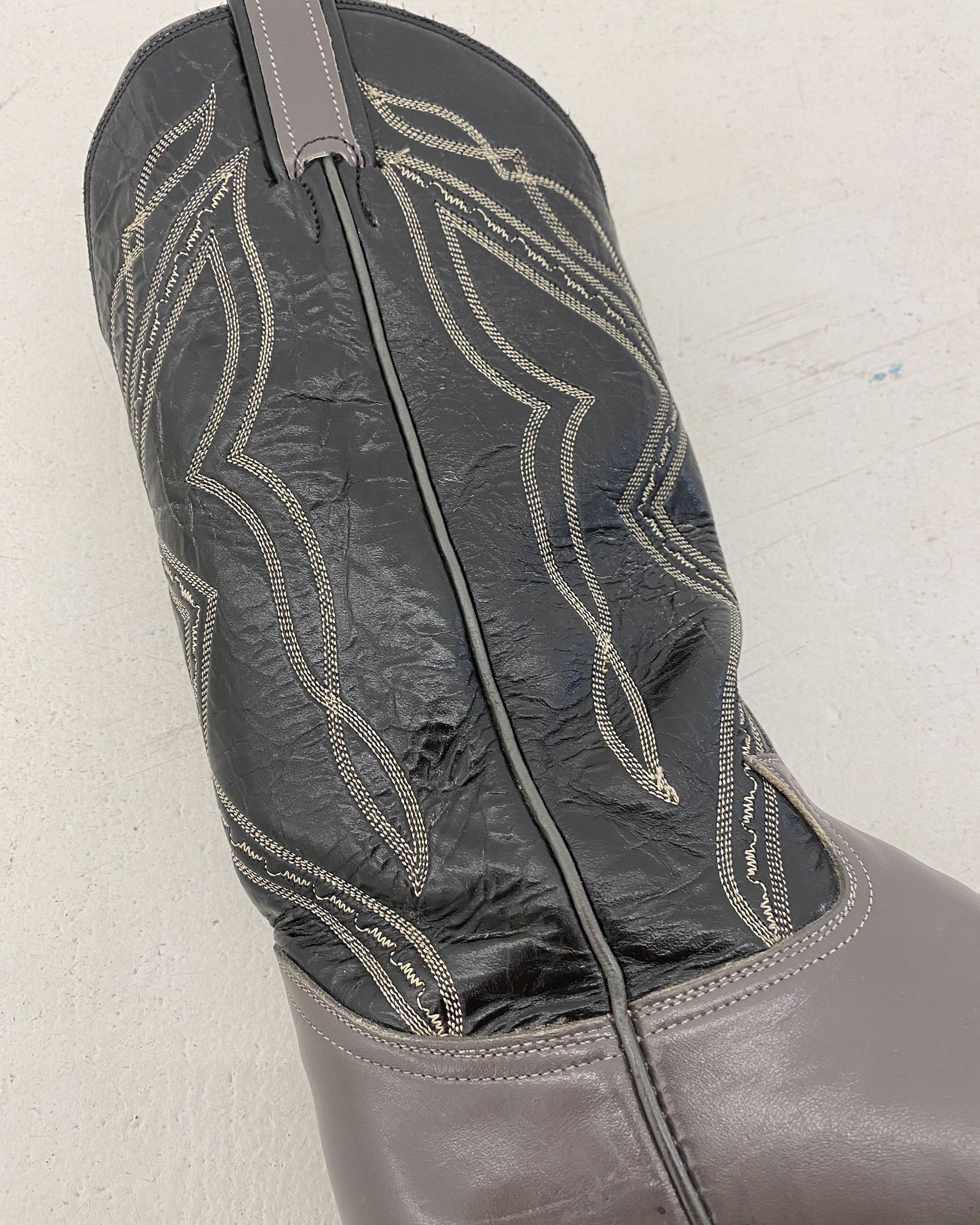 Tony Lama 1990s Two Tone Cowboy Boots Size US 8 / EU 41 - 6 Thumbnail