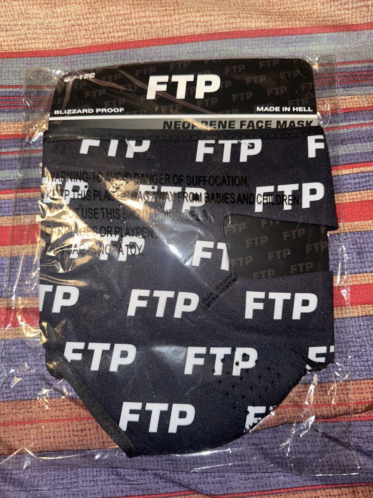 Fuck The Population ALL OVER LOGO NEOPRENE MASK Size ONE SIZE - 5 Thumbnail