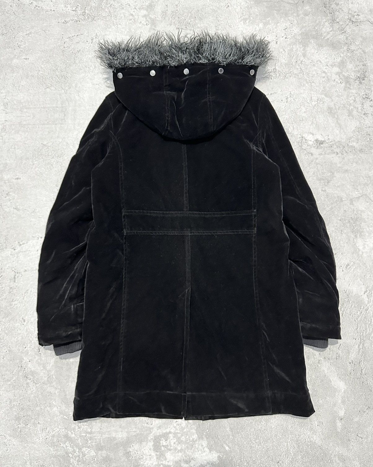 Japanese Brand 2000s Authentic Velvet Faux Fur Jacket Ifsixwasnine Style Size US M / EU 48-50 / 2 - 11 Thumbnail
