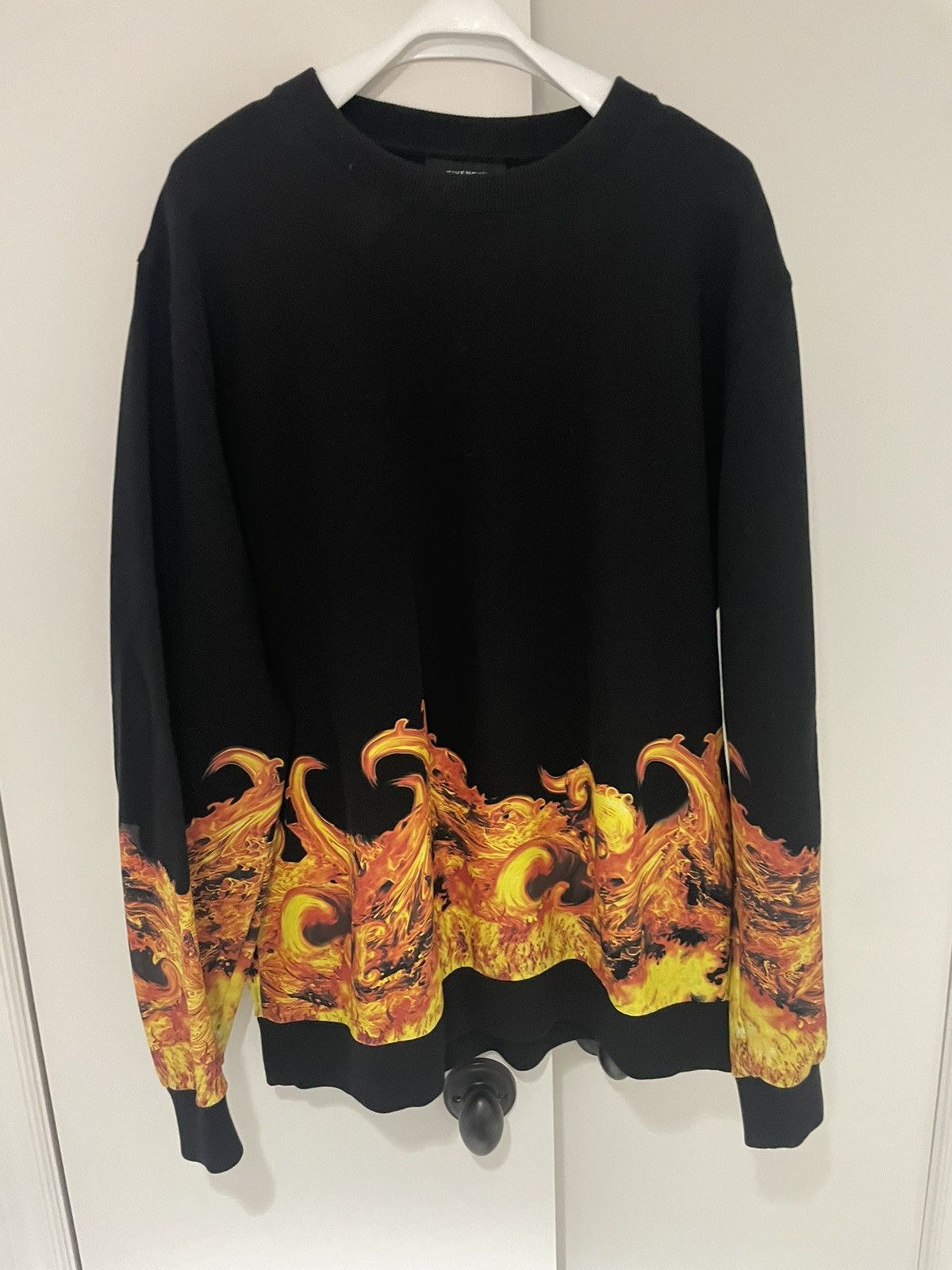 image of Givenchy Flames in Black, Men's (Size XL)