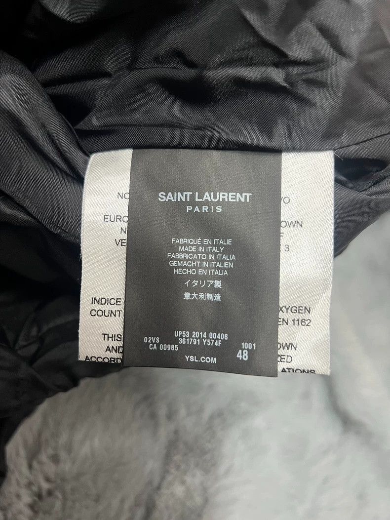 Saint Laurent Paris Saint Laurent Paris Rivet splicing down jacket-2506 Size US M / EU 48-50 / 2 - 6 Thumbnail