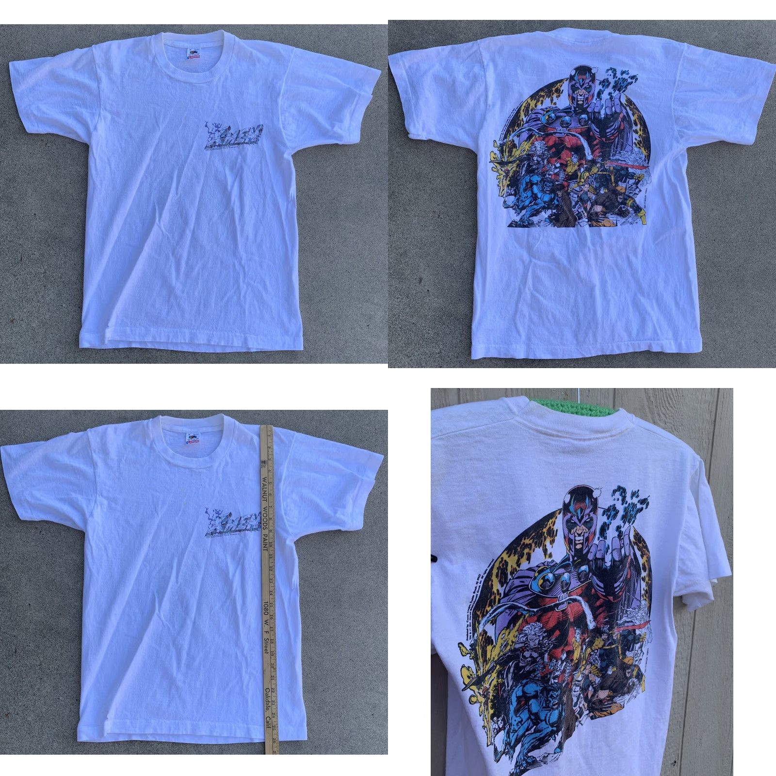 Vintage VINTAGE X-Men 1991 Marvel Comic Images t Shirt Magneto Wolverine 90s XMen Size M Mens White Graphic Tee Short Sleeve Cotton 100% Size US M / EU 48-50 / 2 - 8 Thumbnail