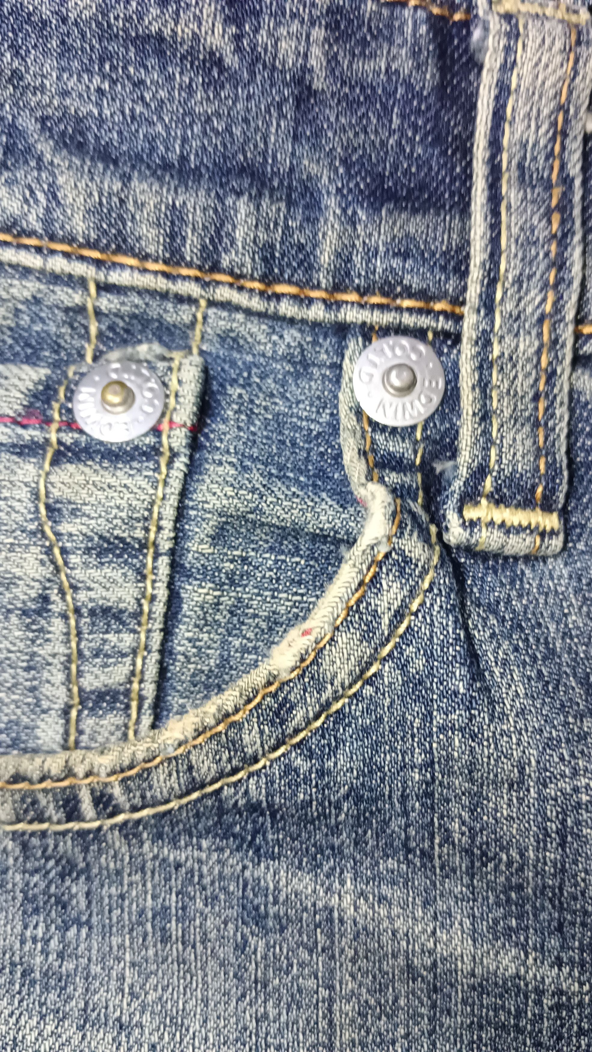 Edwin Edwin Distressed Mudwash Bootcut Denim Size US 33 - 12 Thumbnail