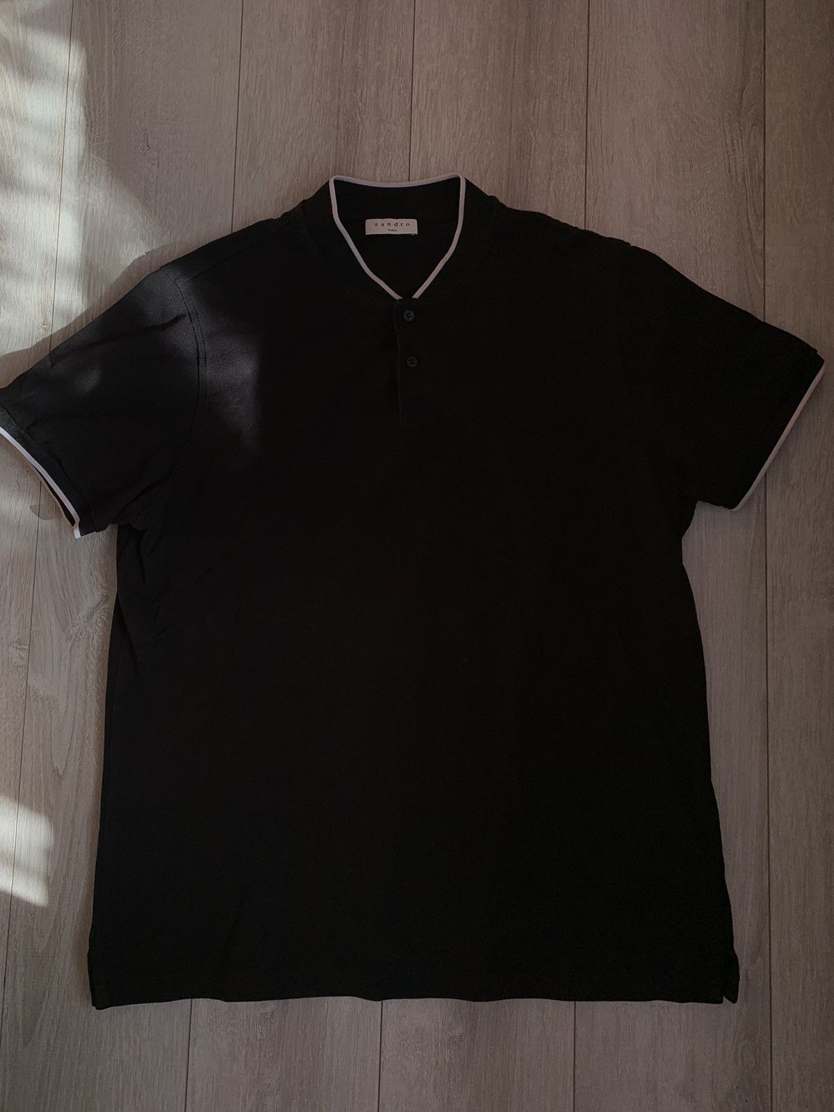Sandro Sandro Paris t-shirt polo Size US L / EU 52-54 / 3 - 1 Thumbnail